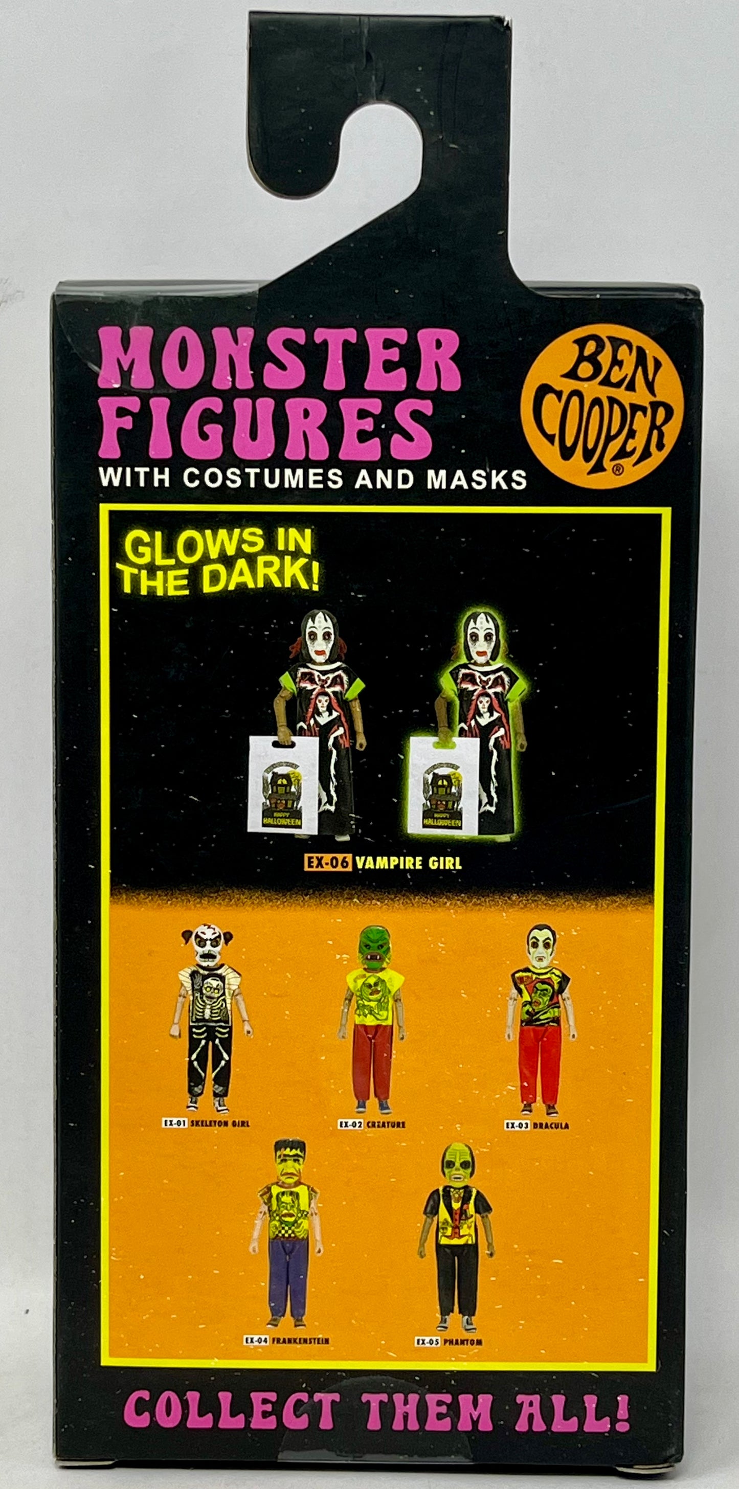 Monster Figures Ben Cooper - Vampire Girl Costume Kids Glow-in-the-Dark 6" Action Figure