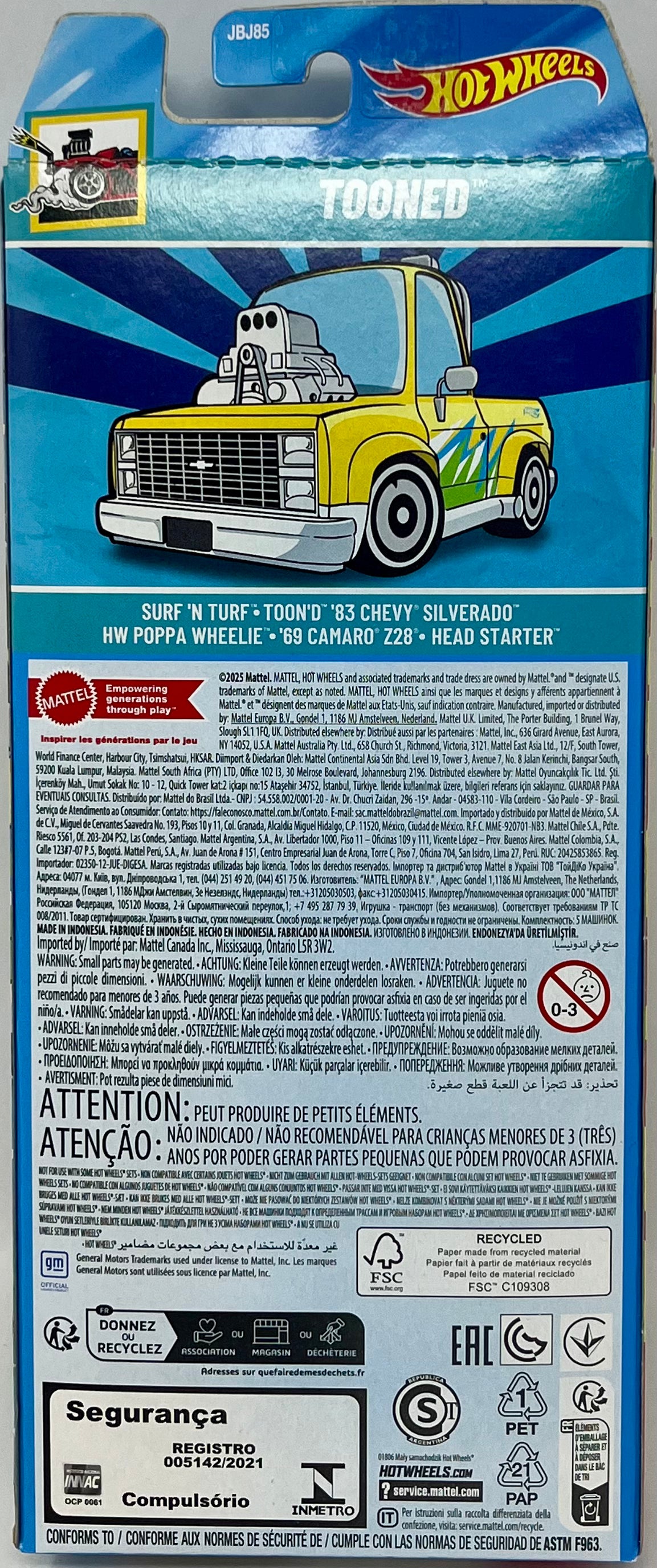 Hot Wheels Tooned 5 Pack No.1