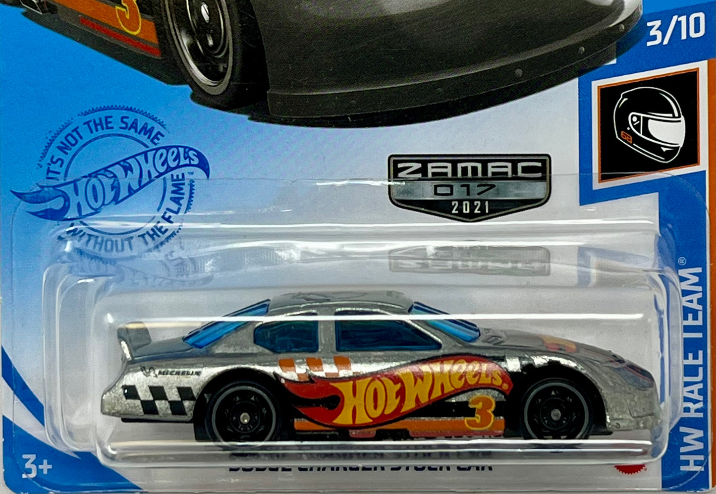 Hot Wheels Dodge Charger Stock Car ZAMAC 017 2021 194/250 HW Race Team 3/10