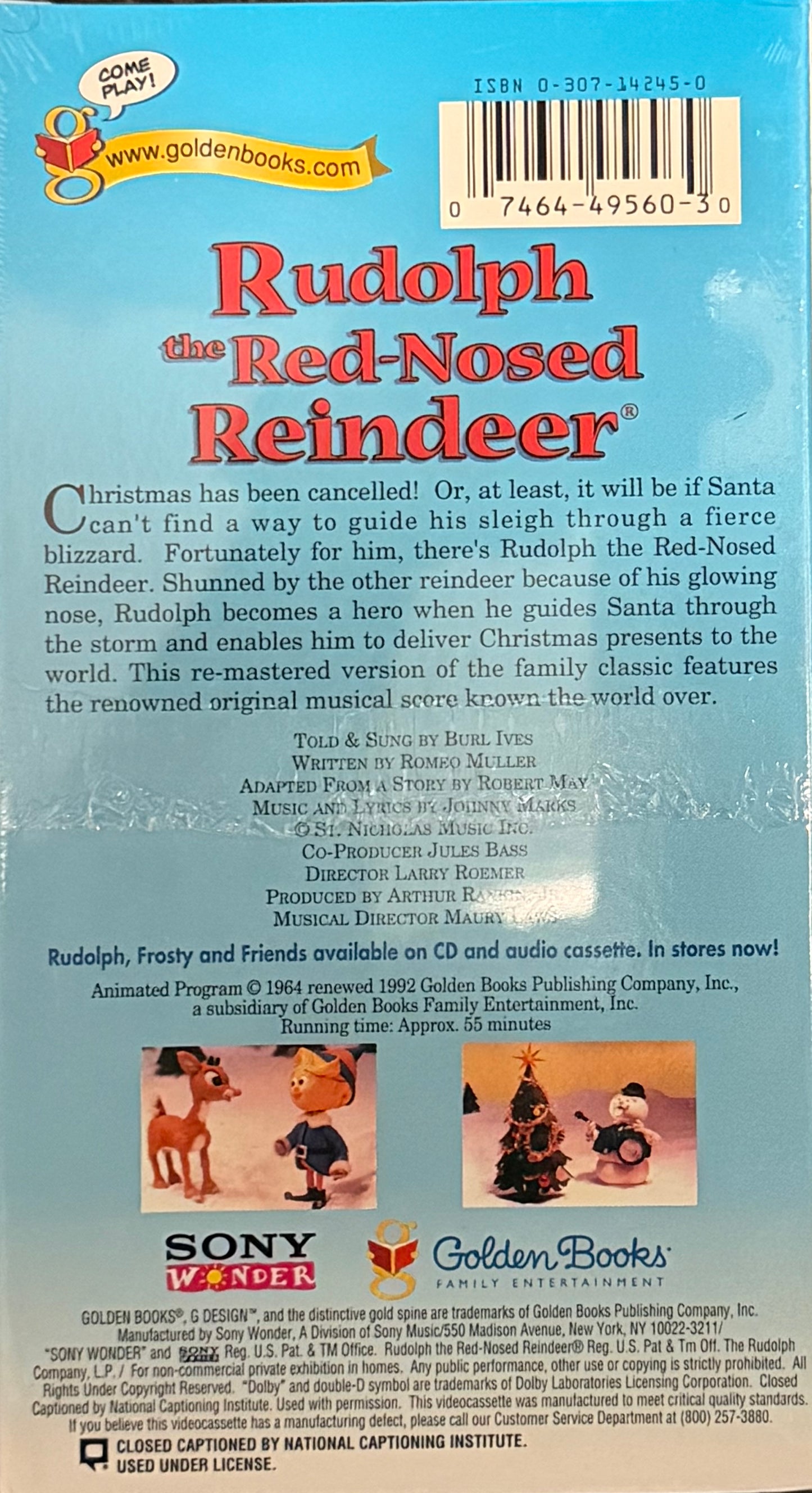 Rudolph the Red-Nosed Reindeer (VHS)