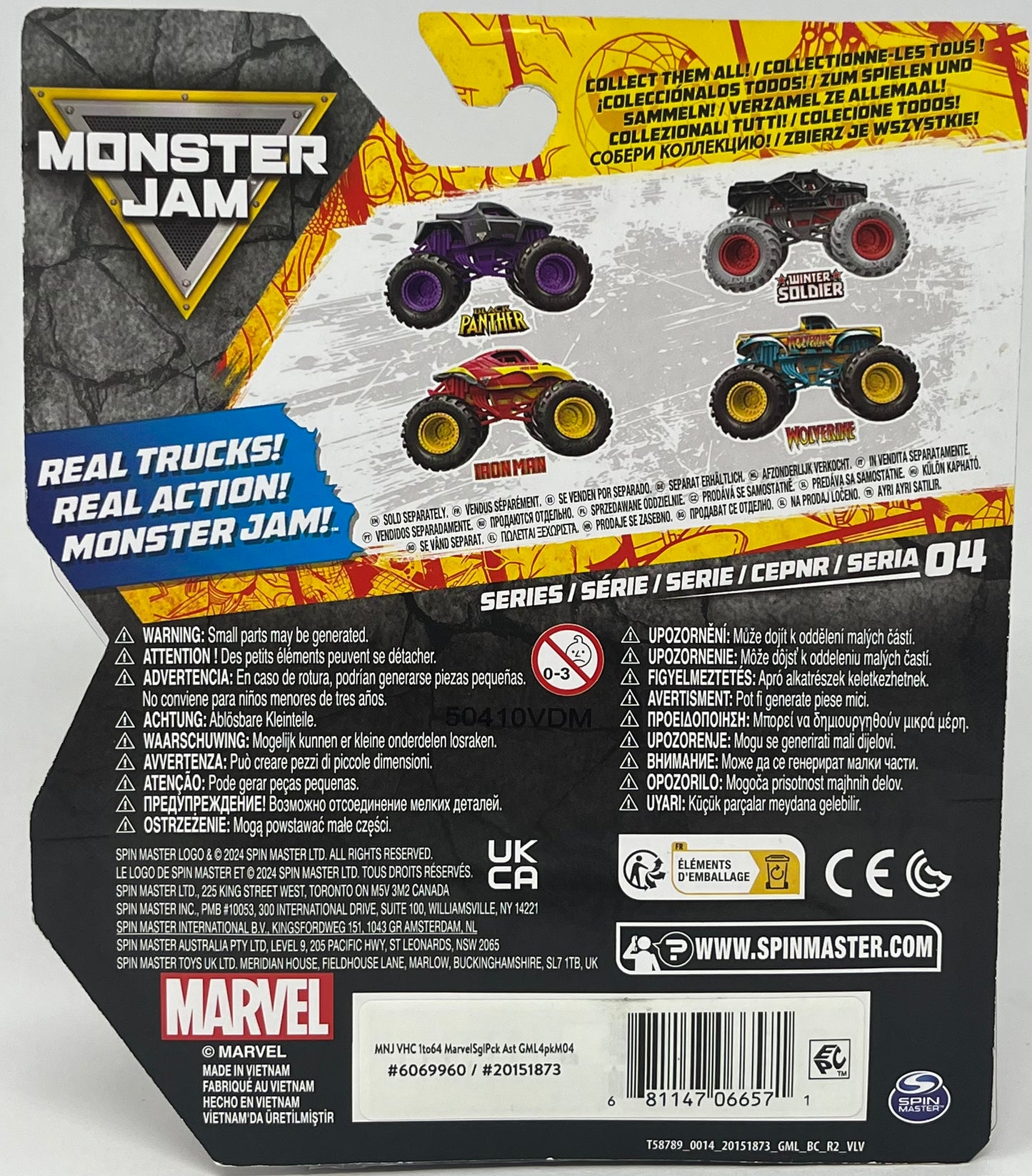 Monster Jam Marvel Wolverine