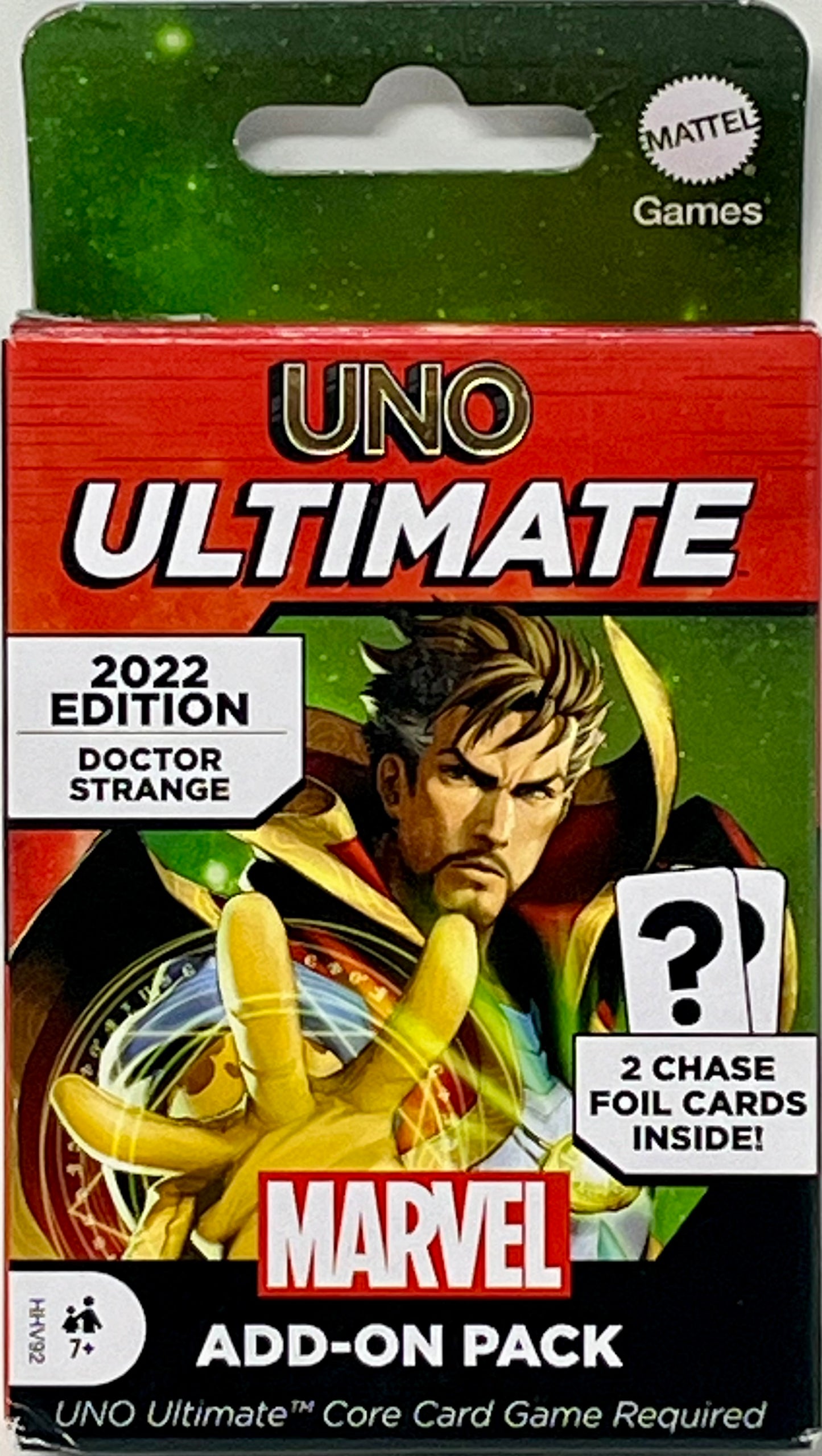 Doctor Strange UNO ULTIMATE MARVEL Add-On Pack 2 Chase Foil Cards