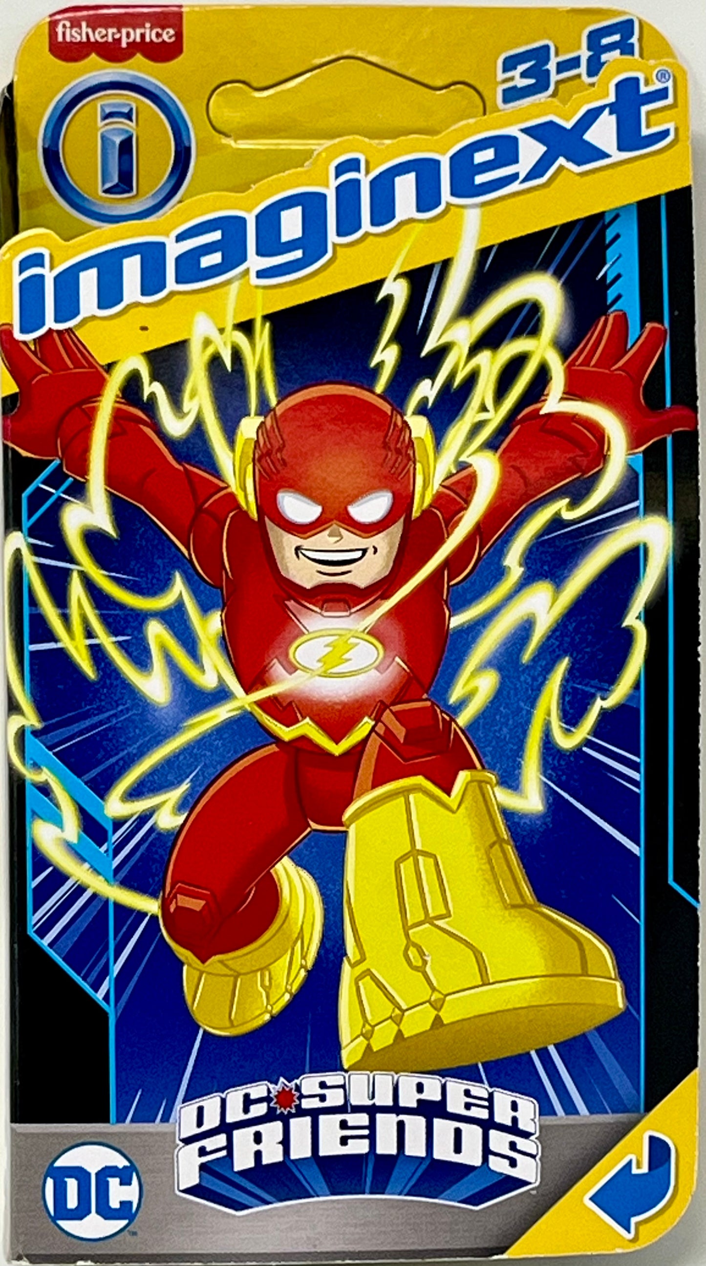 Imaginext Figure DC Super Friends THE FLASH FIGURE #14 Light-Up Bat-Tech