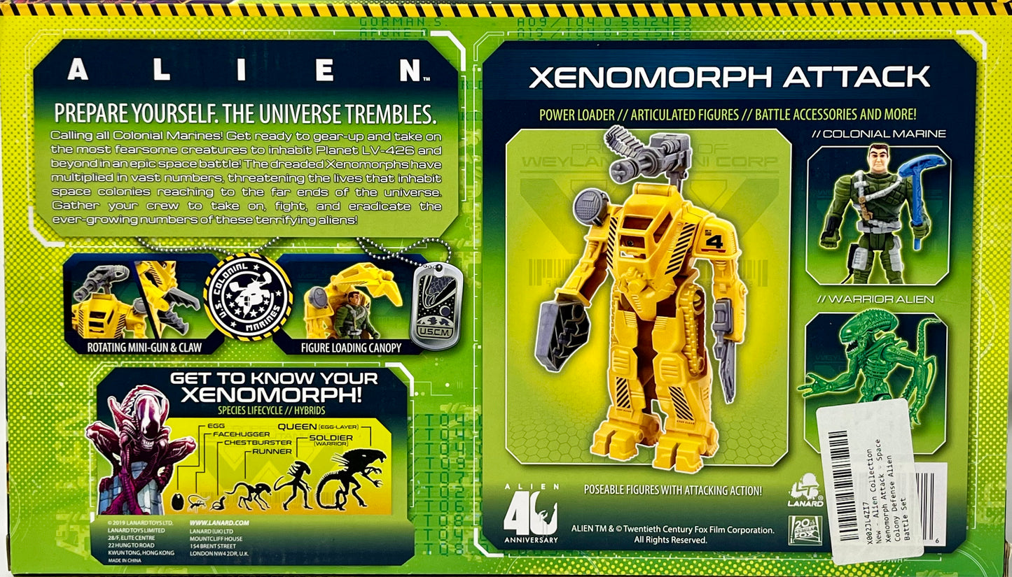 Alien Collection Xenomorph Attack - Space Colony Defense Alien Battle Set