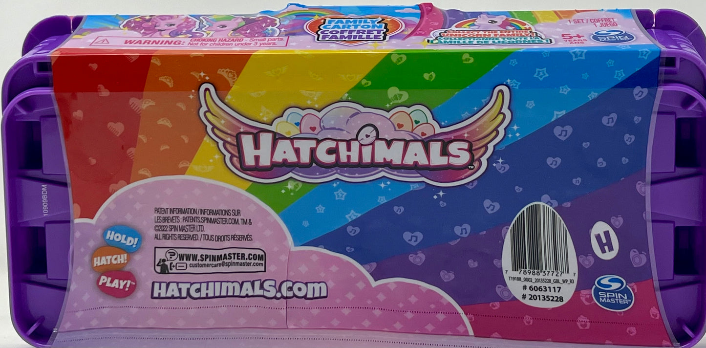 Hatchimals CollEGGtibles Unicorn Family Carton w/ Surprise Playset