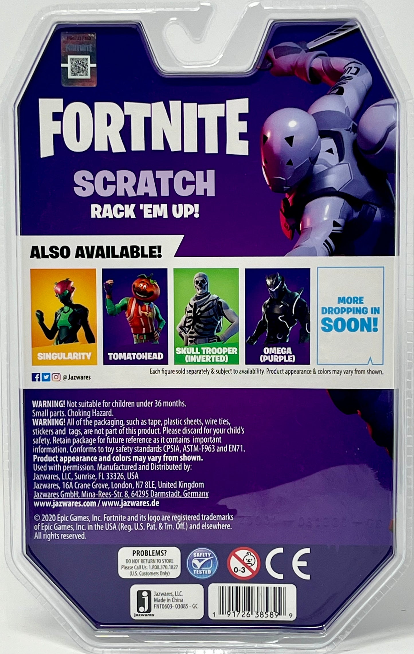 Fortnite Scratch Solo Mode Action Figure 4” Jazwares