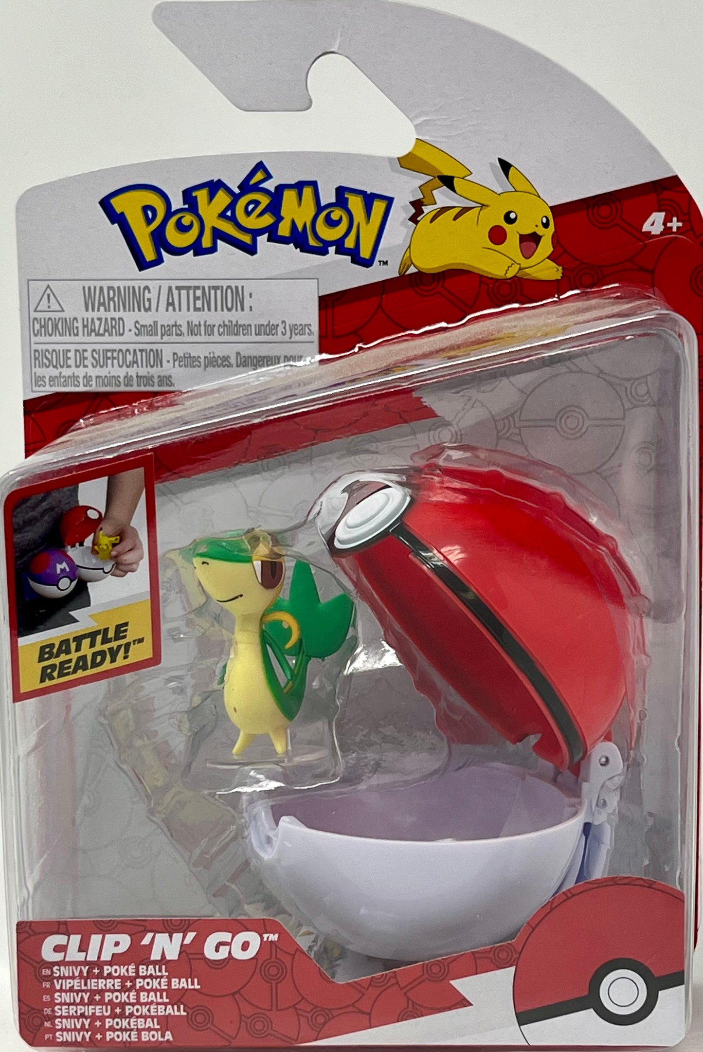 Pokemon Clip `N` Go - Snivy & Poke Ball (PKW2668)