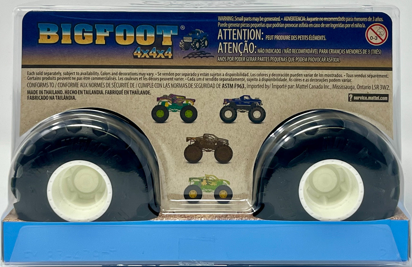 Hot Wheels Monster Trucks, Oversized Monster Truck Bigfoot, 1:24 Scale