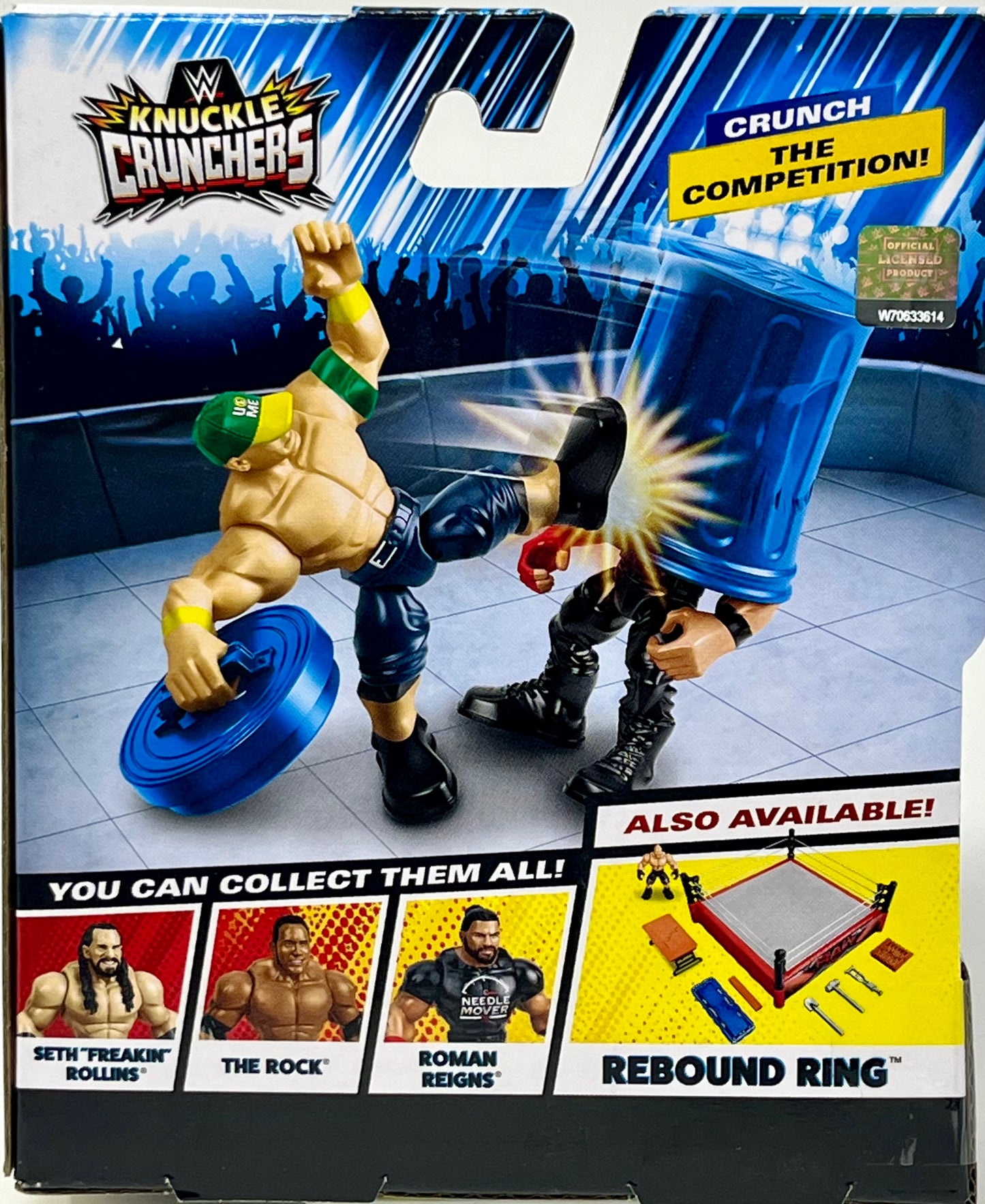 WWE Knuckle Crunchers Series 1 JOHN CENA Wrestling Action Figure