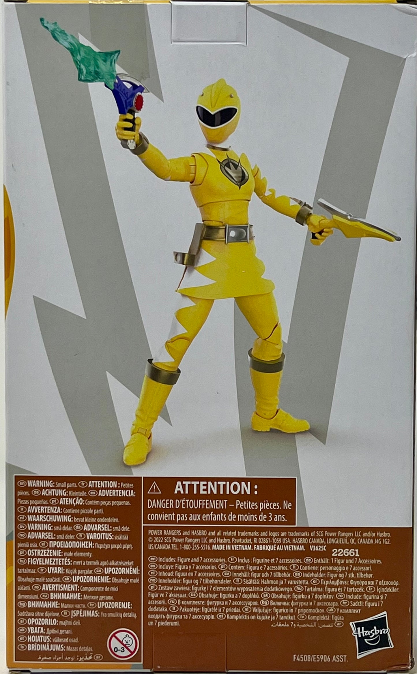 Hasbro Power Rangers Lightning Collection Dino Thunder Yellow Ranger