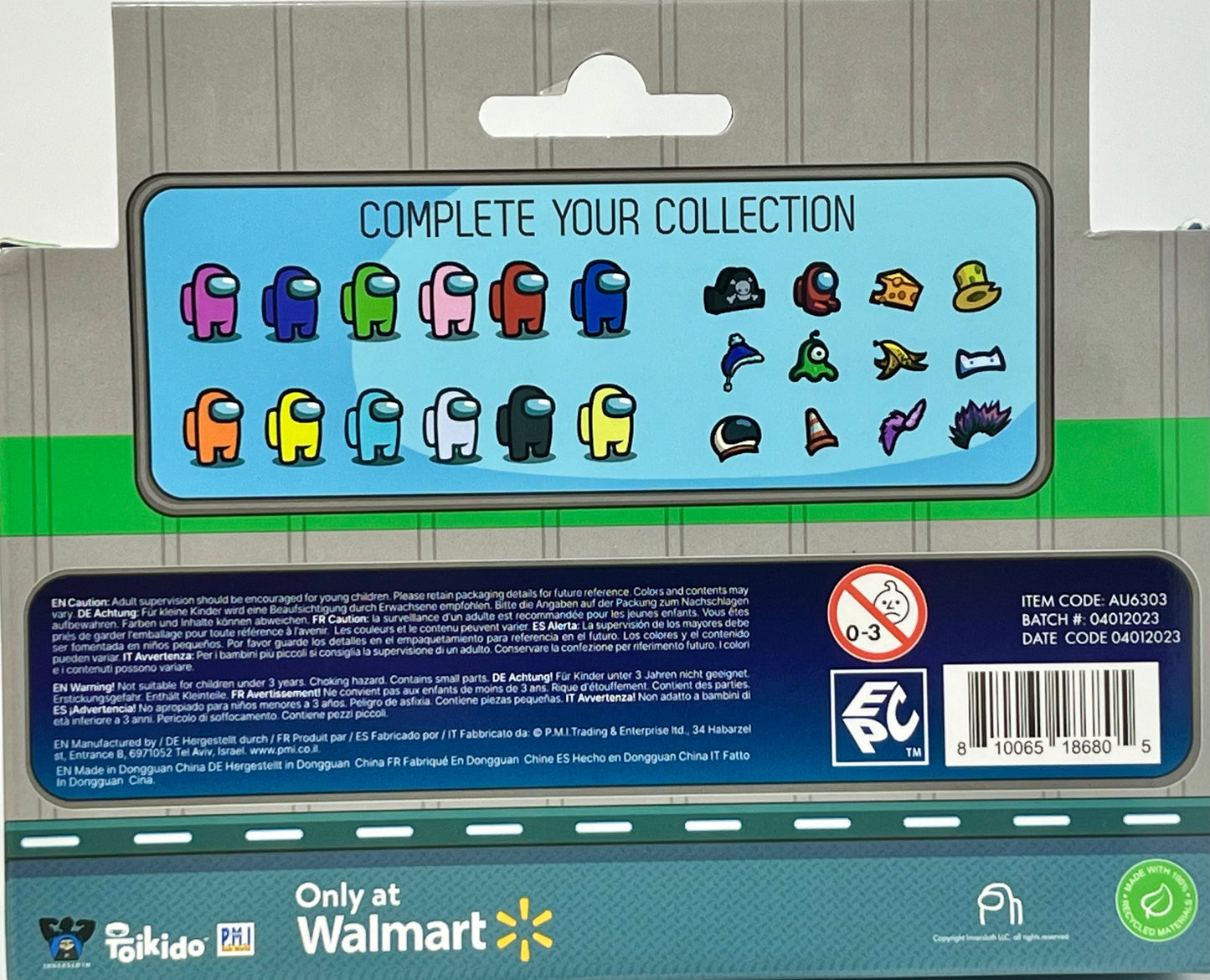 Among us 3pc articulated mini figures ejected edition 2023 Toikido