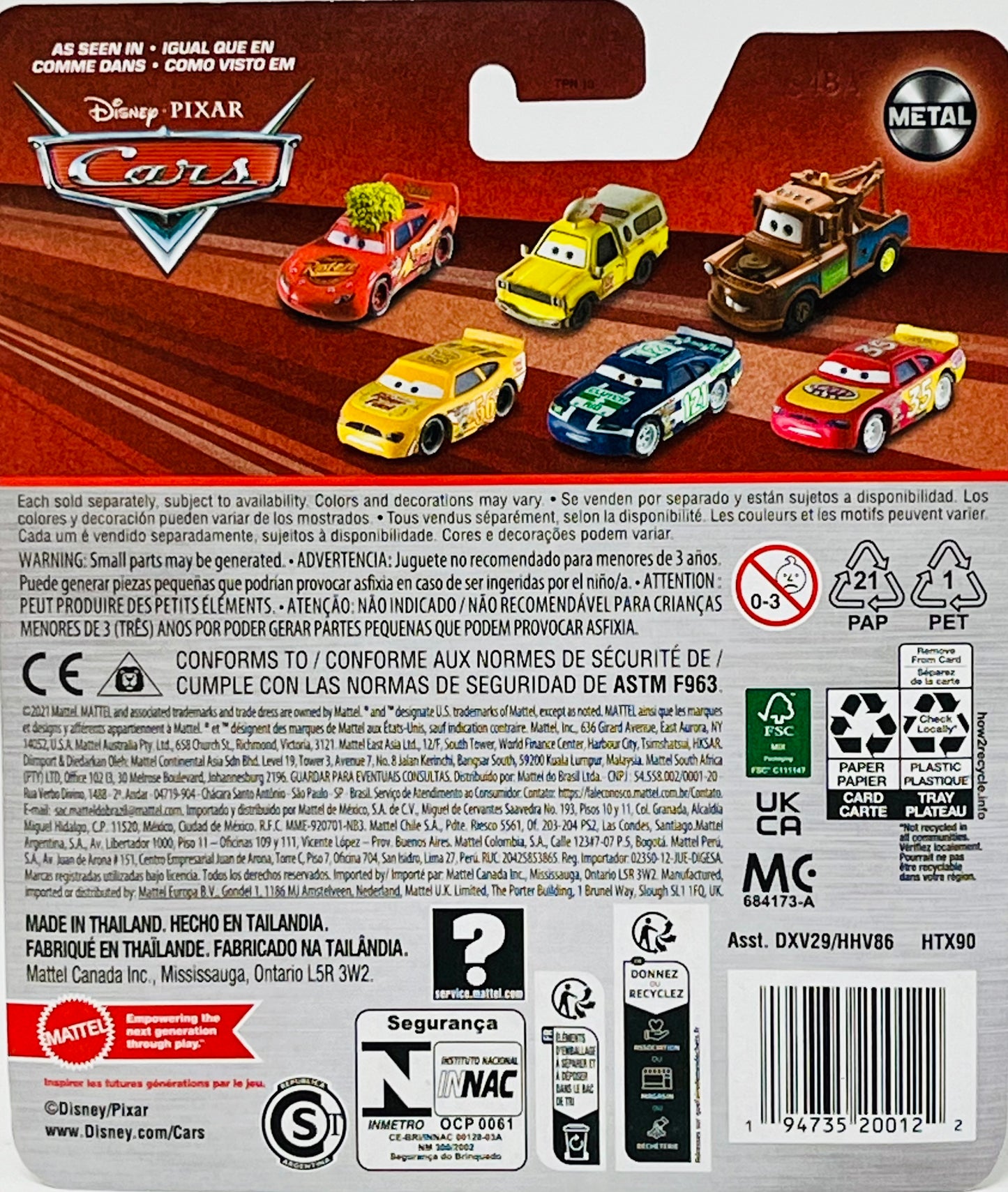 Disney Pixar Cars Wingo By Mattel