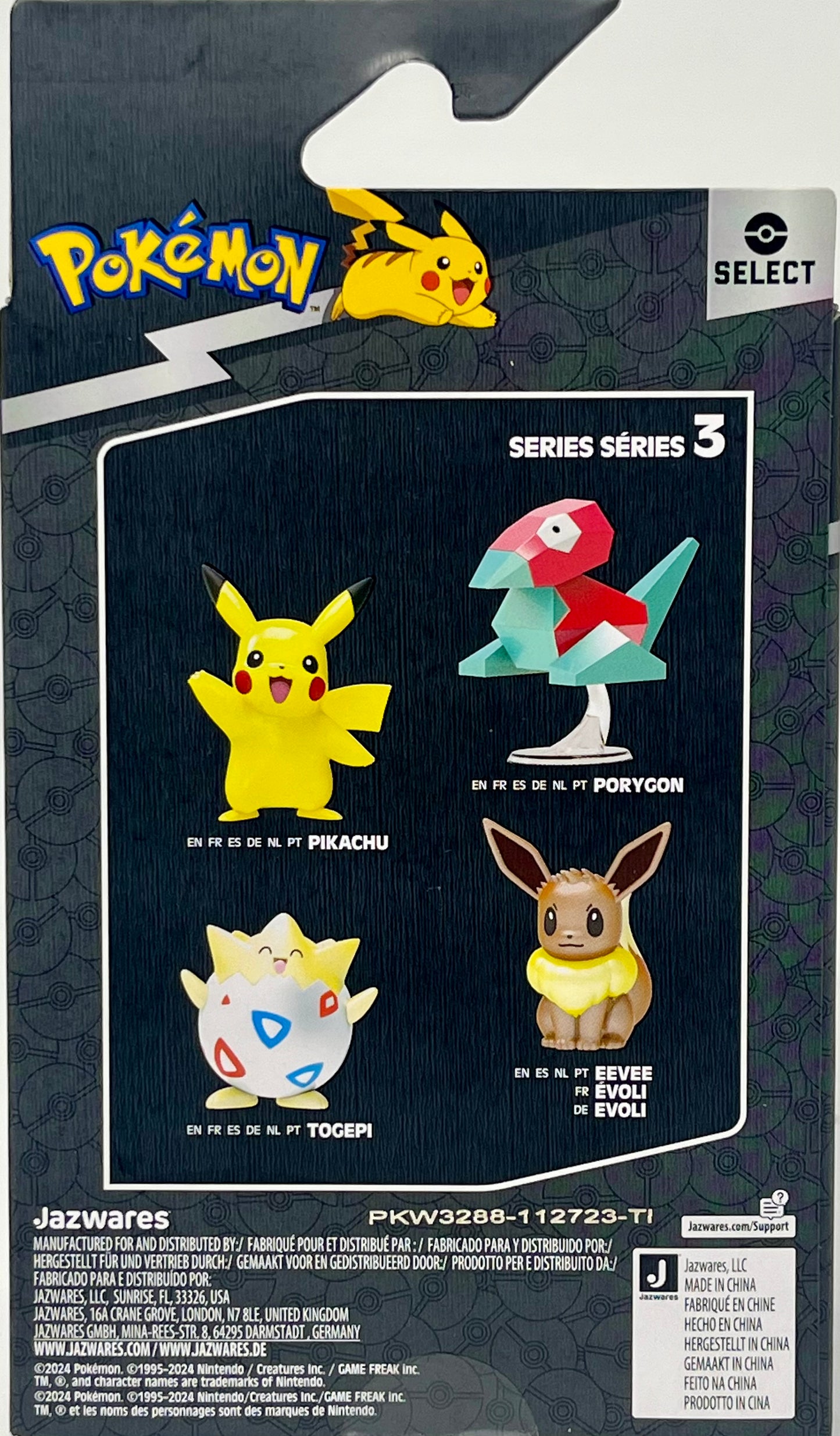 Pokemon Togepi 3" Select True-Color Metallic Figure