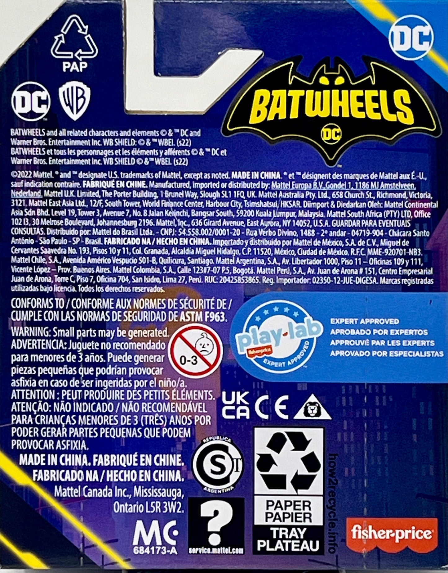 Fisher-Price Batwheels Redbirds the Racecar 1:55 Scale