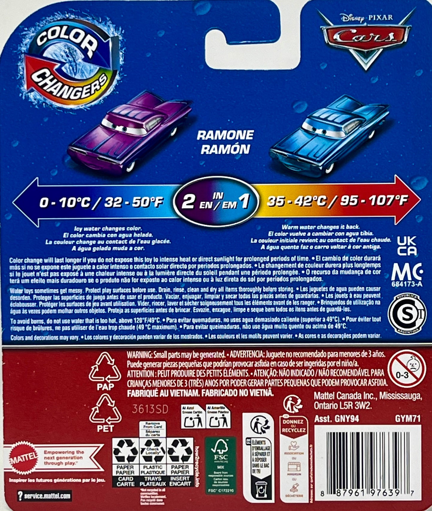 Disney Pixar Cars Ramone Color Changers