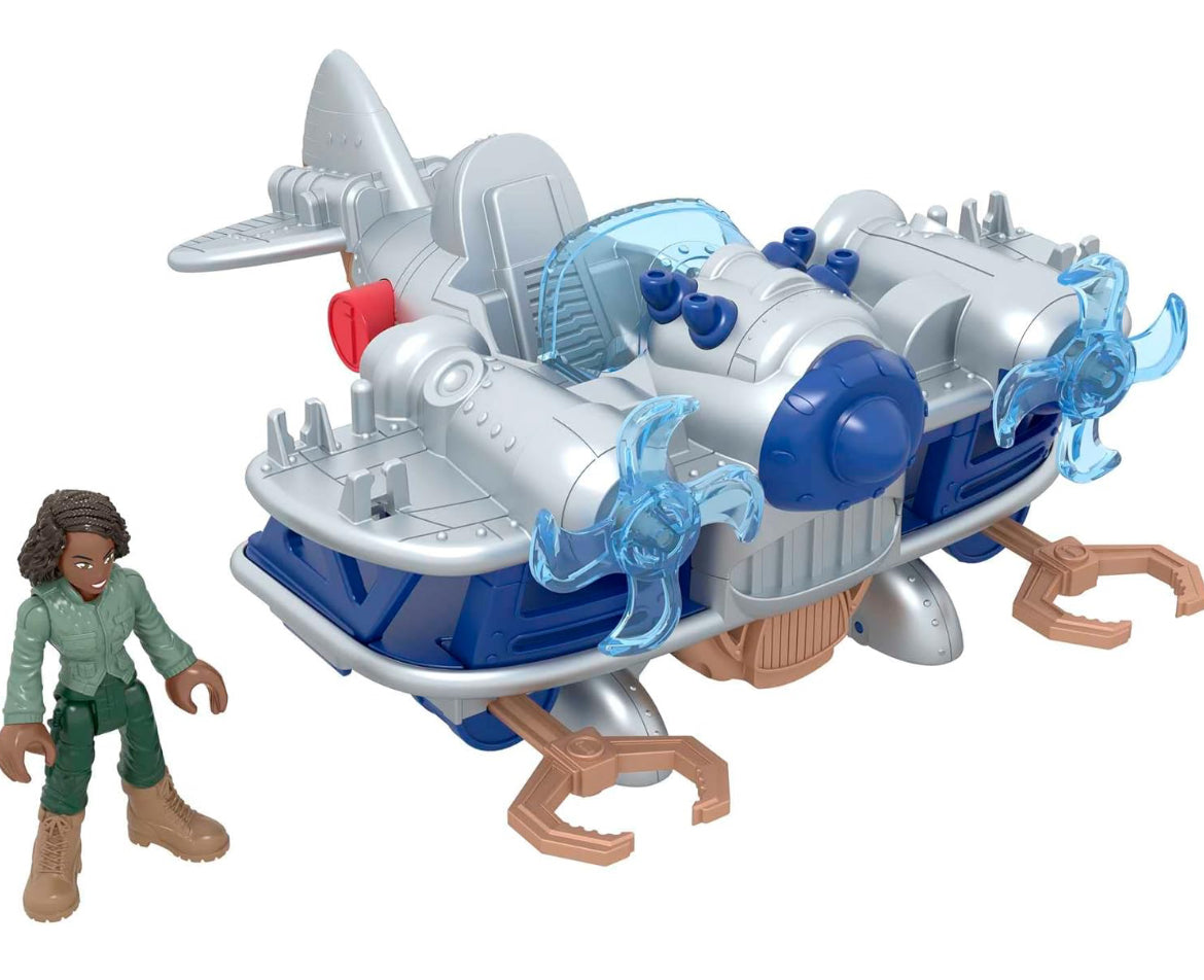 Fisher-Price Imaginext Jurassic World Dominion Kayla Figure Plane Air Tracker