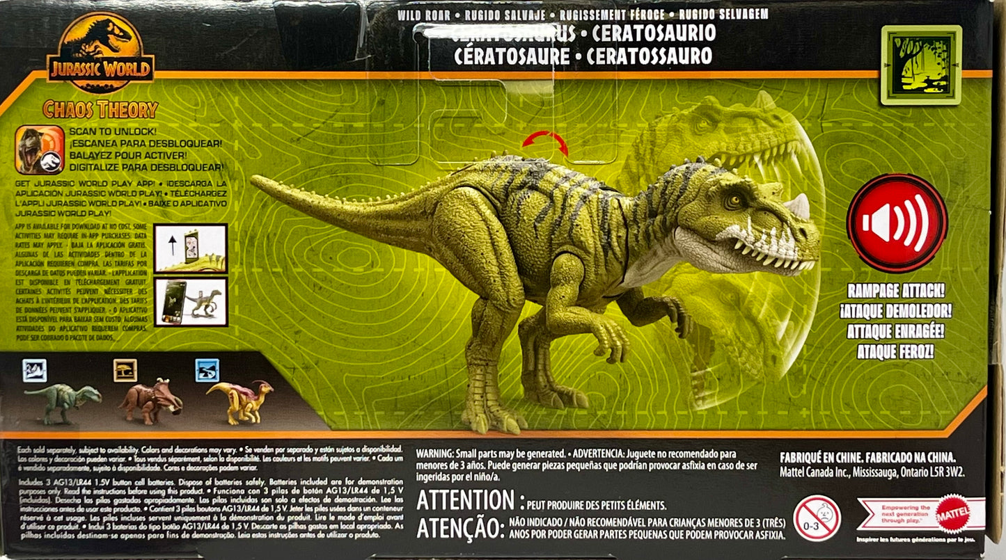 Jurassic World Chaos Theory Epic Evolution Ceratosaurus