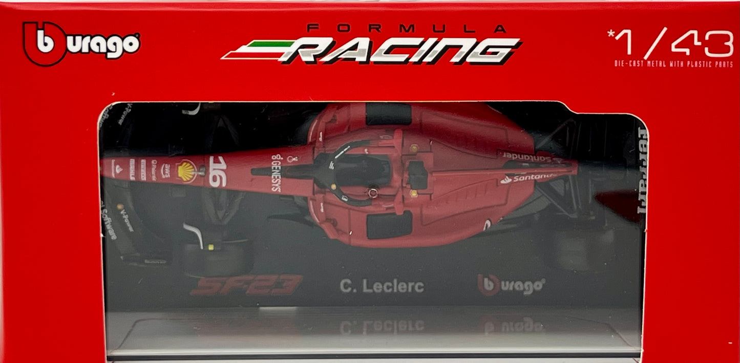 Bburago F1 Racing SF-23 Ferrari Charles Leclerc #16 1:43