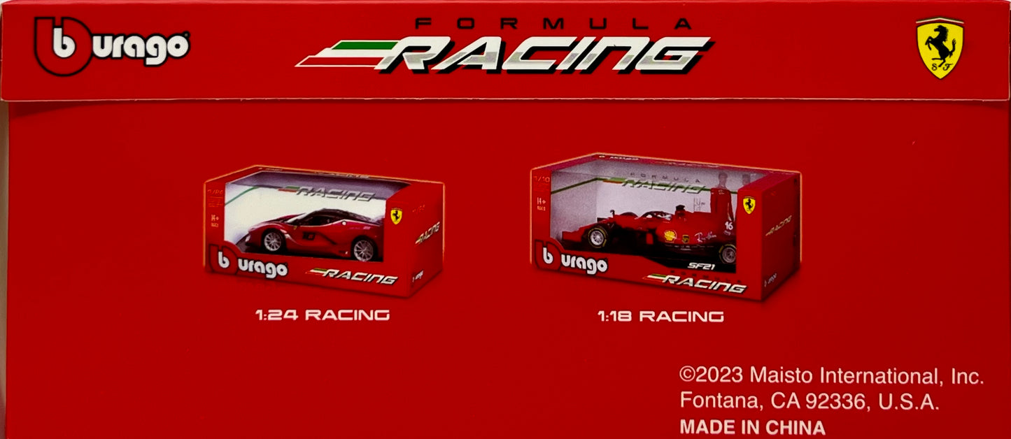 Bburago Formula Racing Ferrari SF-23 #55 Carlos Sainz 1/43 Scale