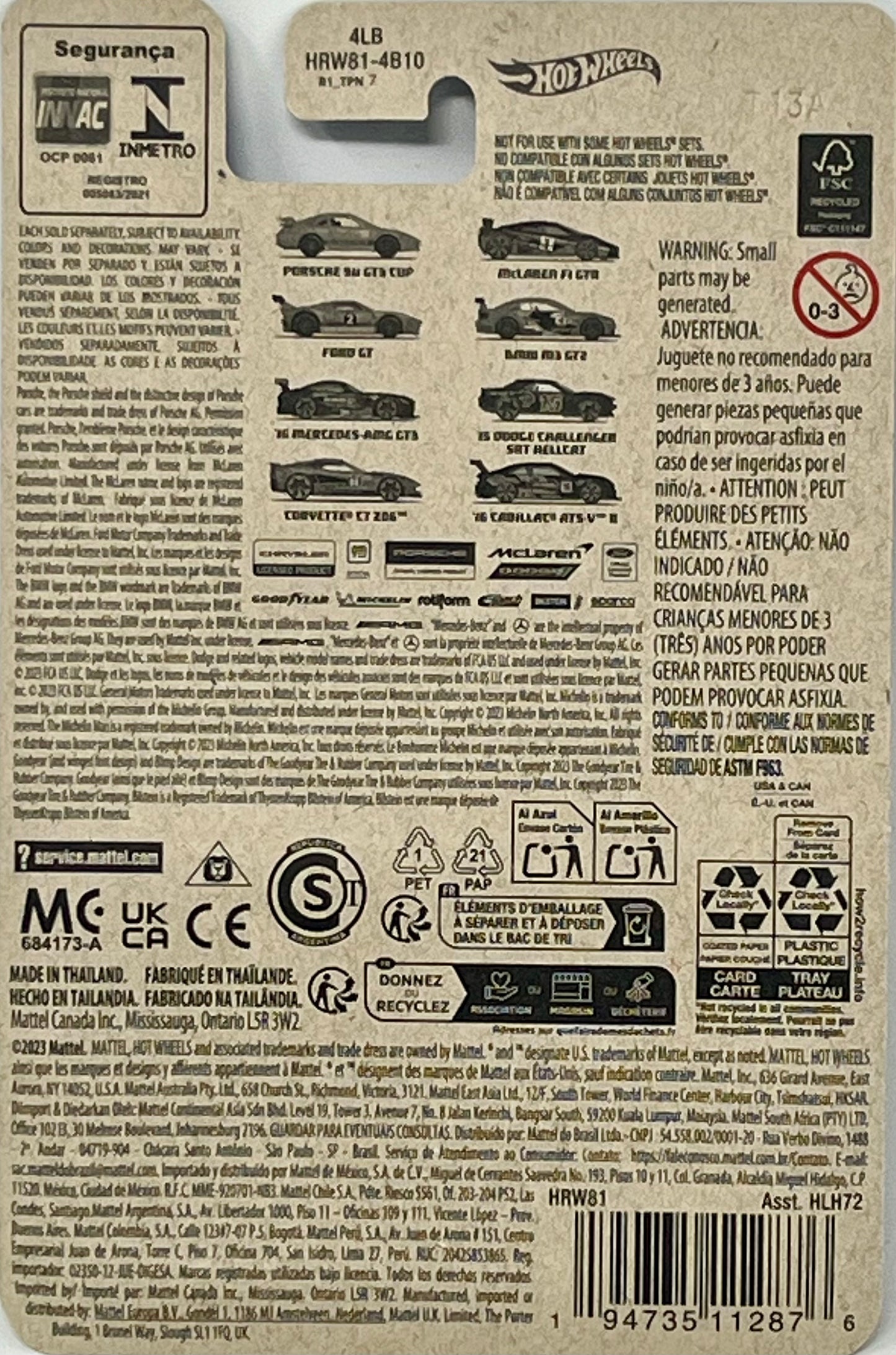 Hot Wheels Neon Speeders Corvette C7 Z06 7/8