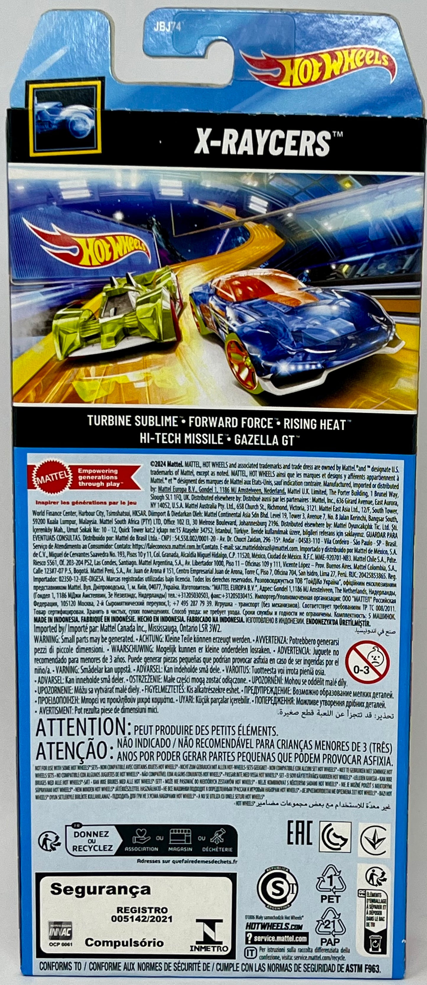 Hot Wheels X-Raycers 5-Pack JBJ74 2024 Mattel