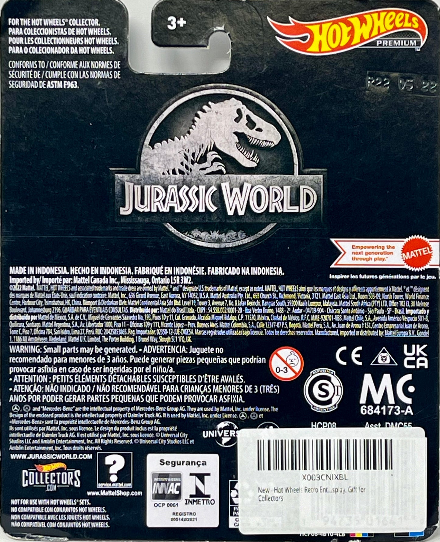 Hot Wheels Jurassic World Mercedes-Benz Unimog U1300 L Retro