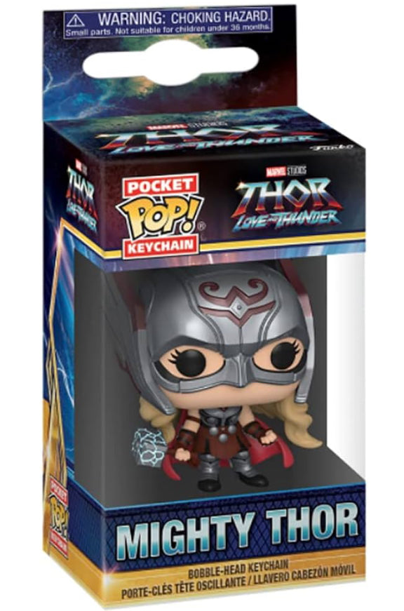 Funko Pop! Keychain Marvel Thor: Love and Thunder - Mighty Thor