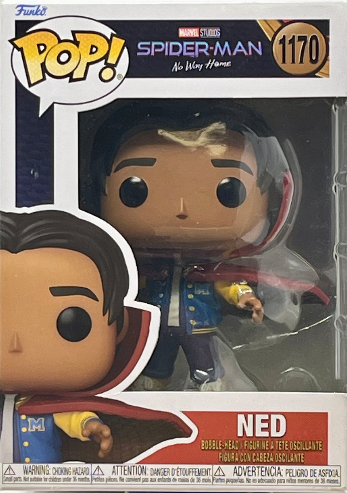 Funko Pop! Marvel - Spider-Man No Way Home: Ned with Cloak #1170 - Exclusive Special Edition Vinyl Figure