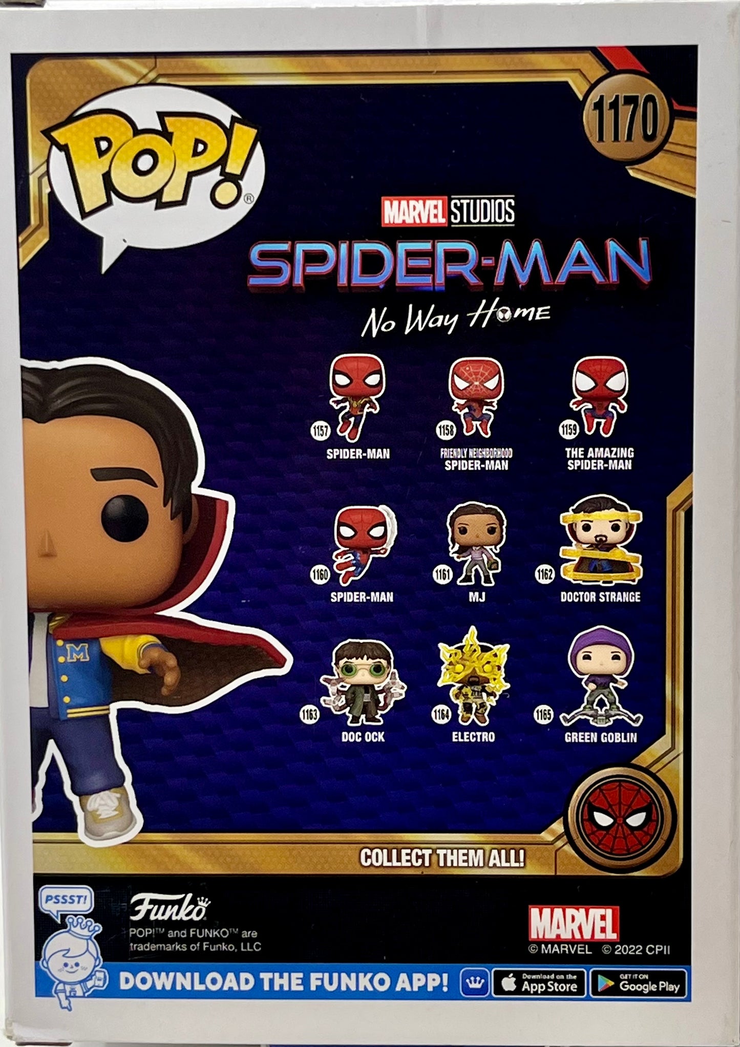 Funko Pop! Marvel - Spider-Man No Way Home: Ned with Cloak #1170 - Exclusive Special Edition Vinyl Figure