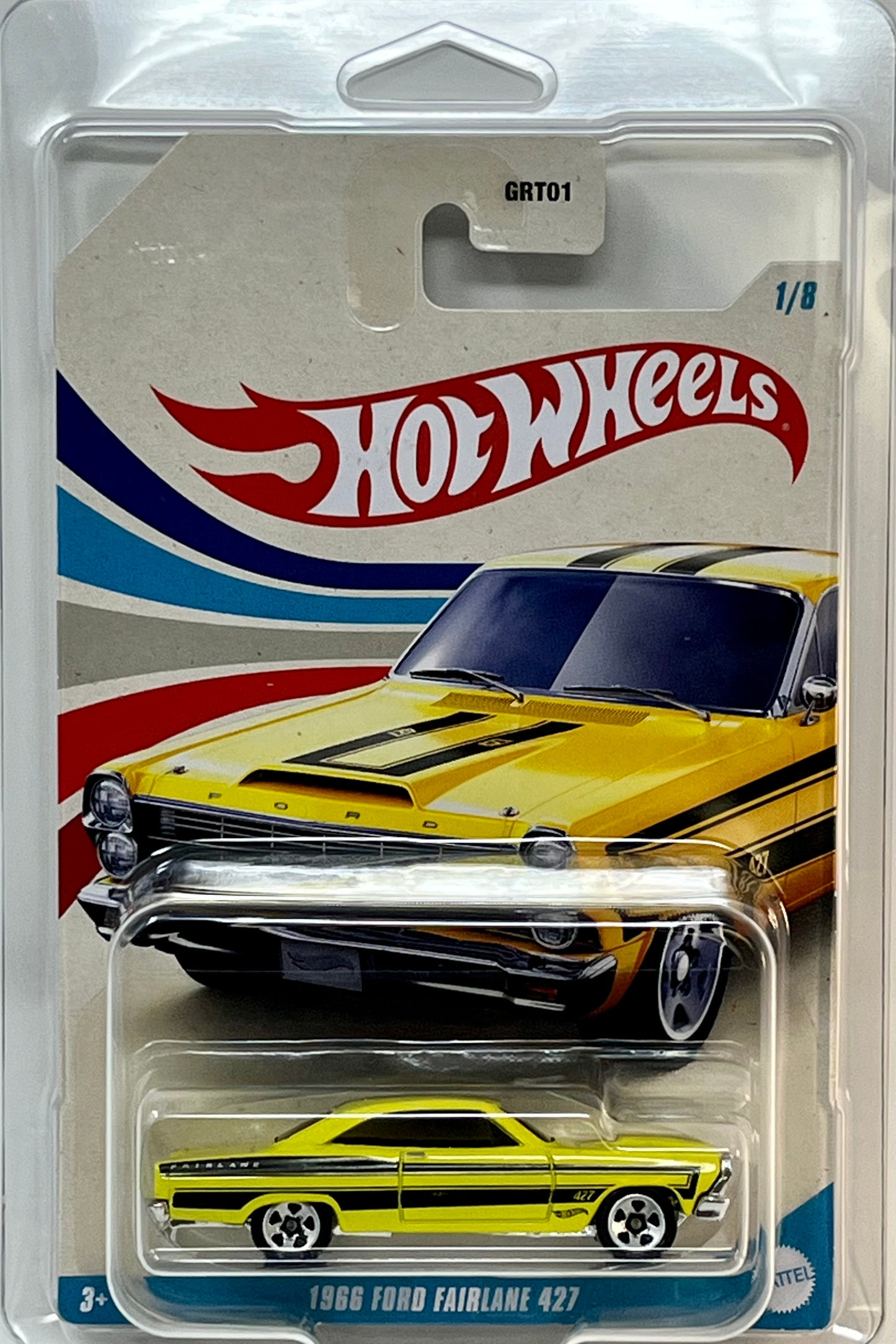 Hot Wheels 1966 Ford Fairlane W/ Protector 427 1/8