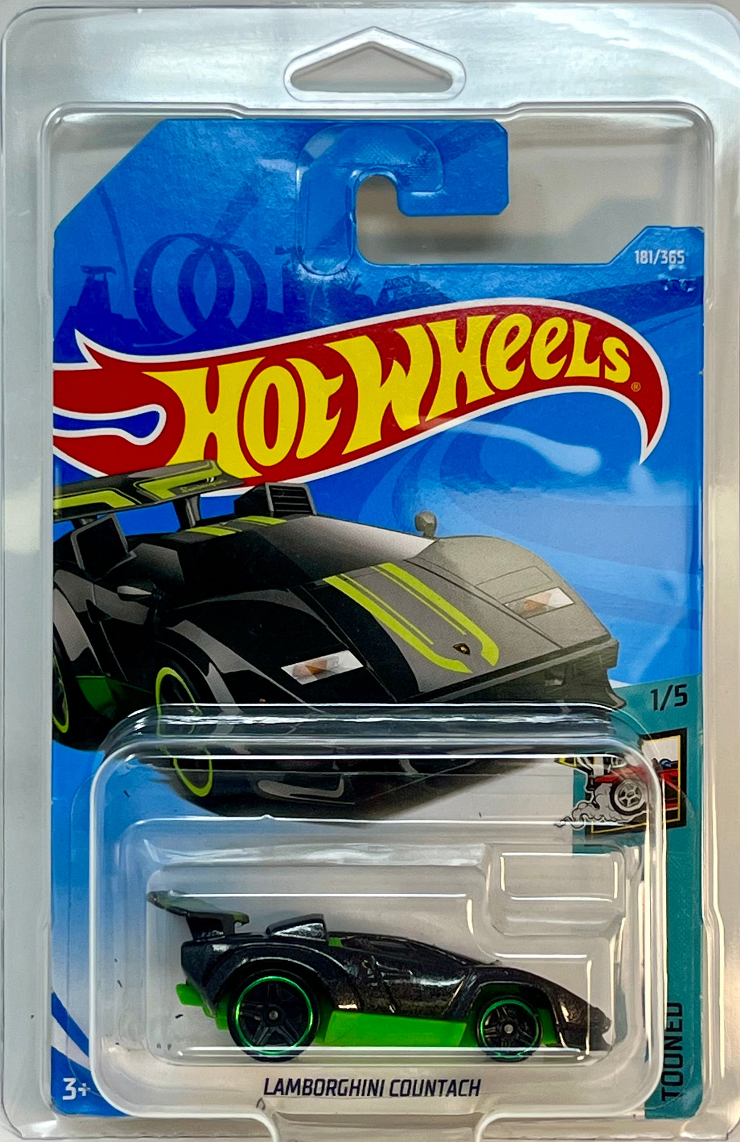 Hot Wheels Lamborghini Countach (Tooned) with Protector