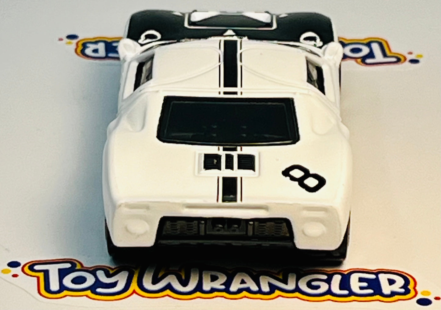 Hot Wheels Ford GT40 (White/Black) Factory Fresh with Protector