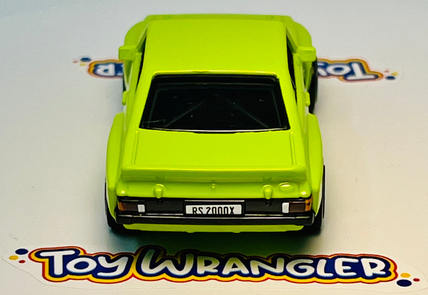 Hot Wheels Ford Escort RS2000 (Neon Green) Retro Racers with Protector