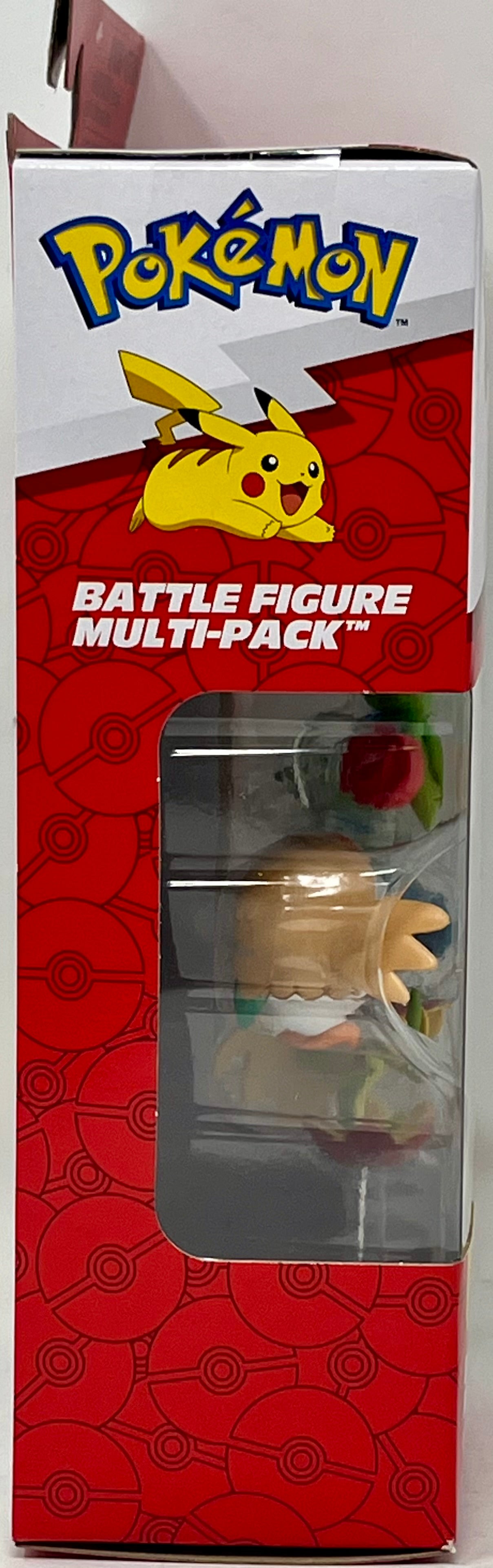 Pokémon Battle Figure Multi-Pack Rowlet, Roselia, Oddish & Flapple
