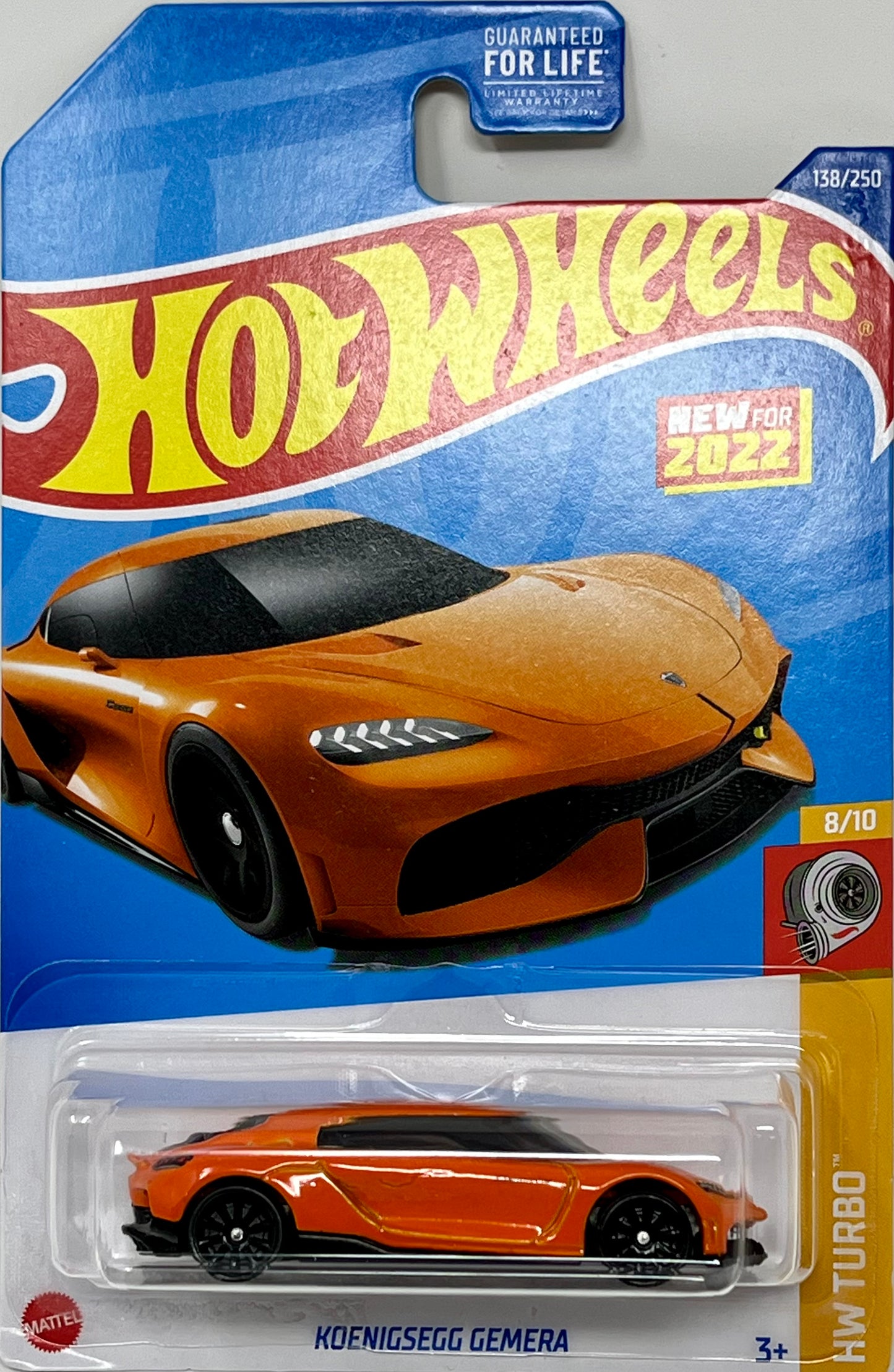 Hot Wheels Koenigsegg Gemera (Orange) with Protector