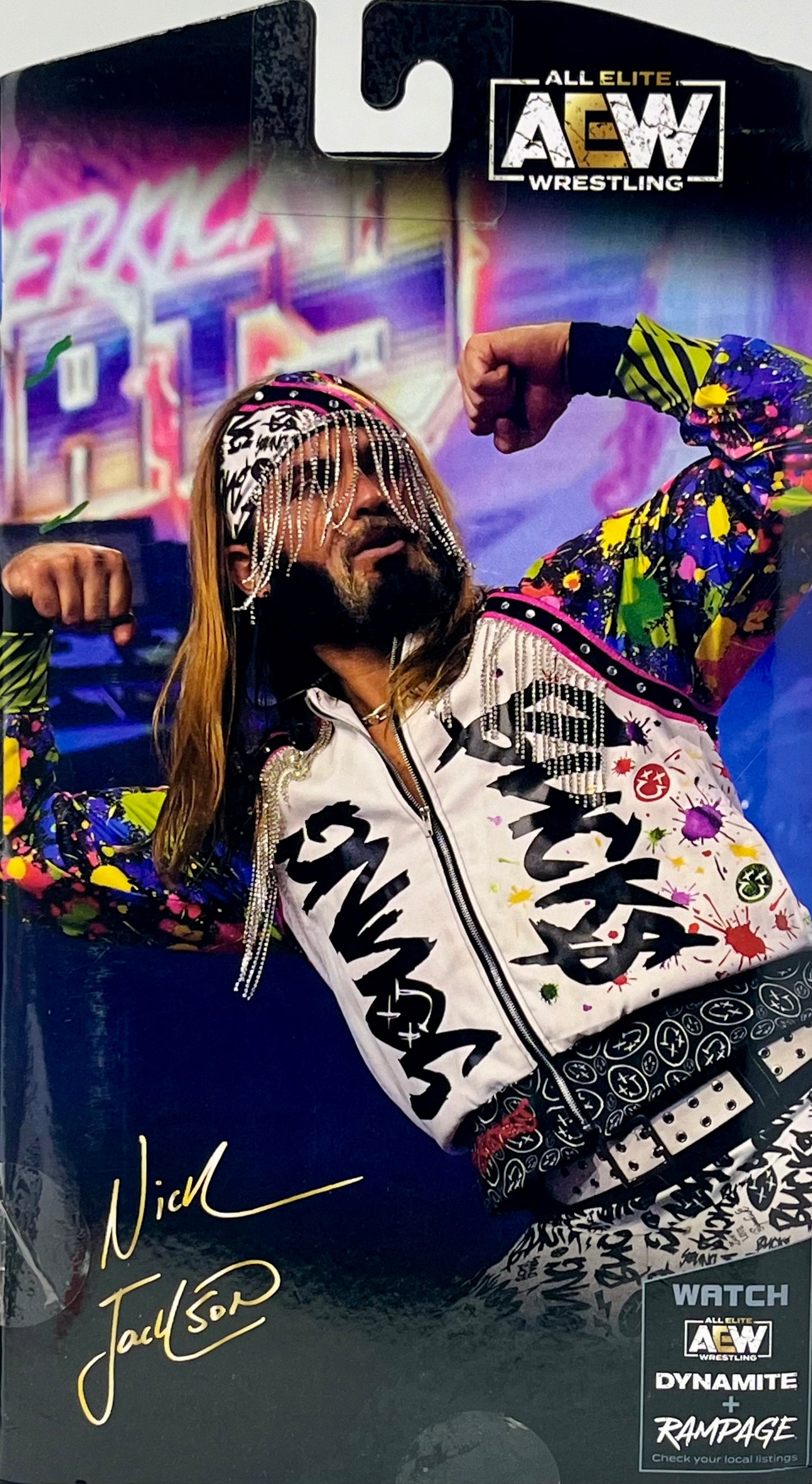 AEW Unrivaled Series Nick Jackson Action Figure #143 Young Bucks