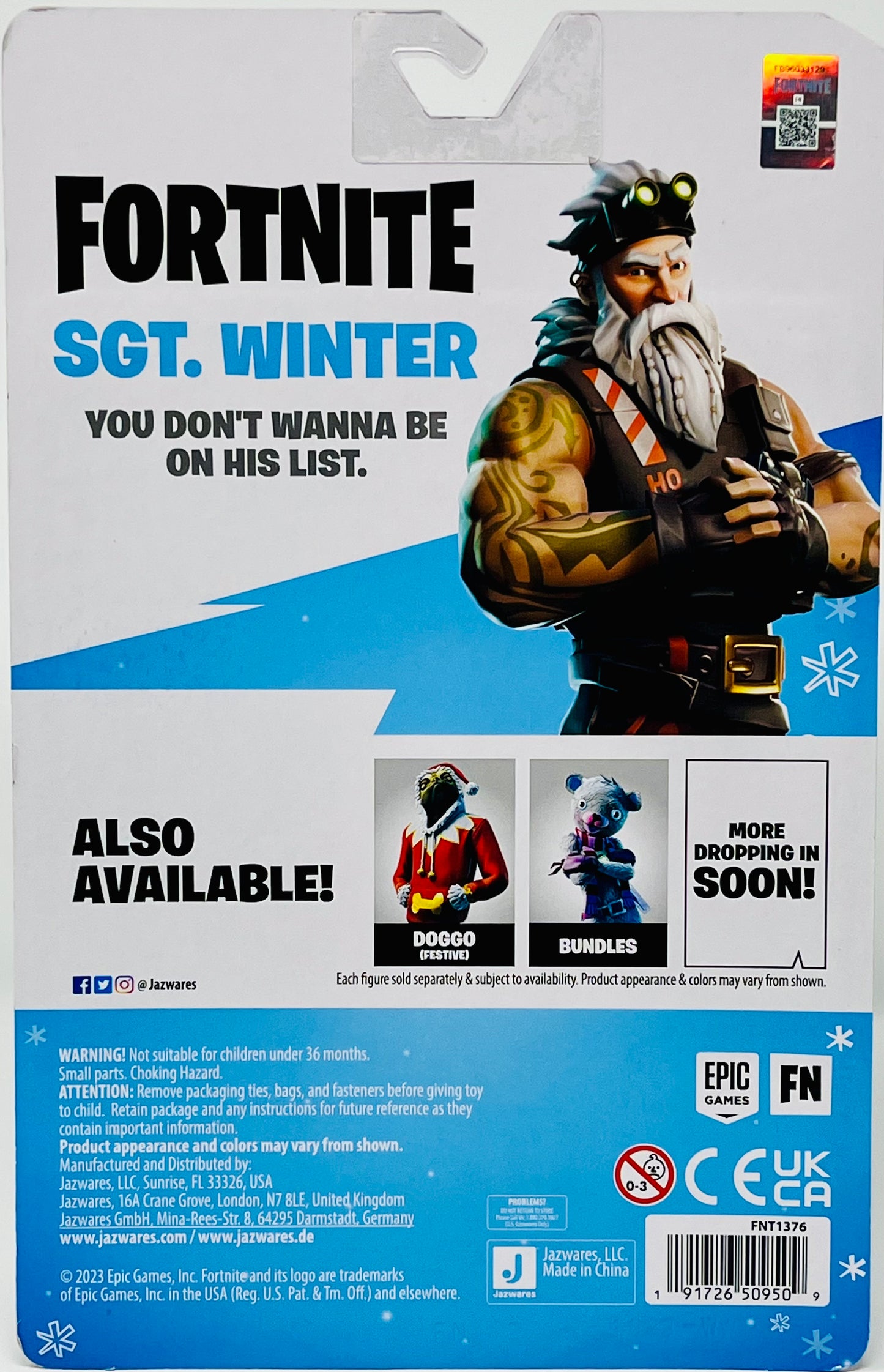 Fortnite Sgt. Winter Solo Mode w Tagged Wrap