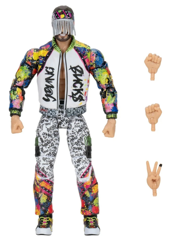 AEW Unrivaled Matt Jackson - 6 inch Figure with Entrance Jacket and Alternate Hands