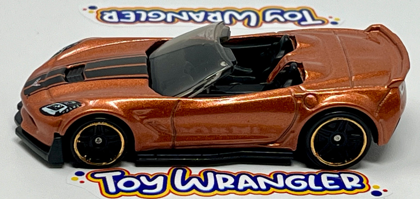 Hot Wheels Corvette C7 Z06 Convertible (Burnt Orange)