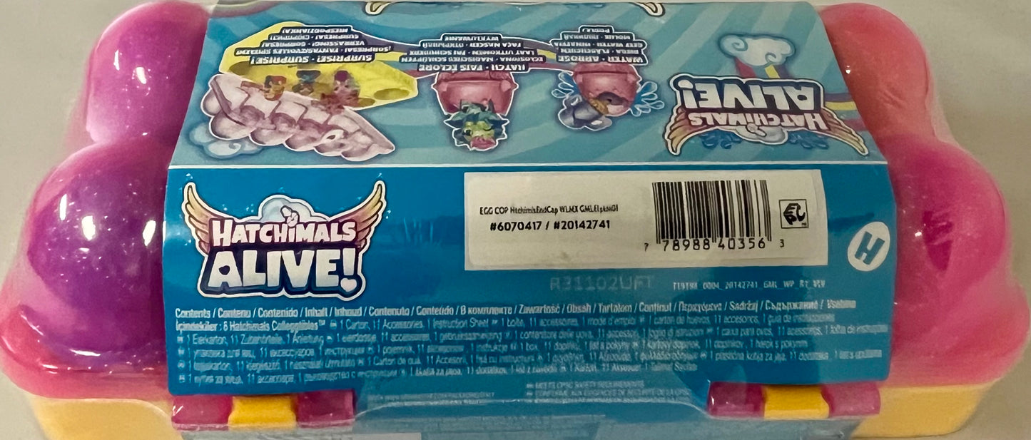 Hatchimals Alive, Egg Carton Toy Yellow Bottom with 5 Mini Figures in Self-Hatching Eggs, 11 Accessories, Kids Toys for Girls and Boys Ages 3 and up (Copy)