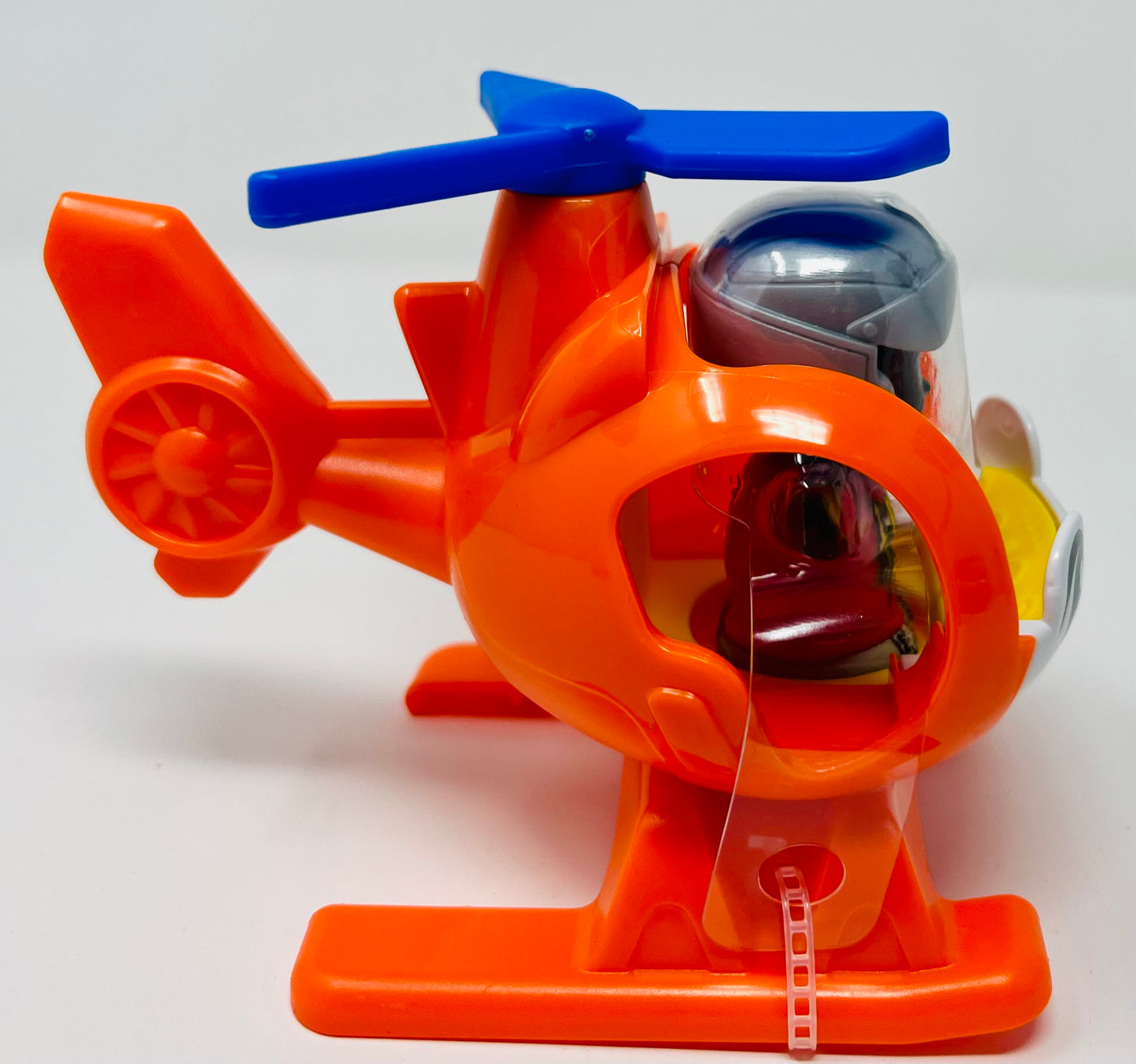 Fisher Price Little People Orange Helicopter With Figure