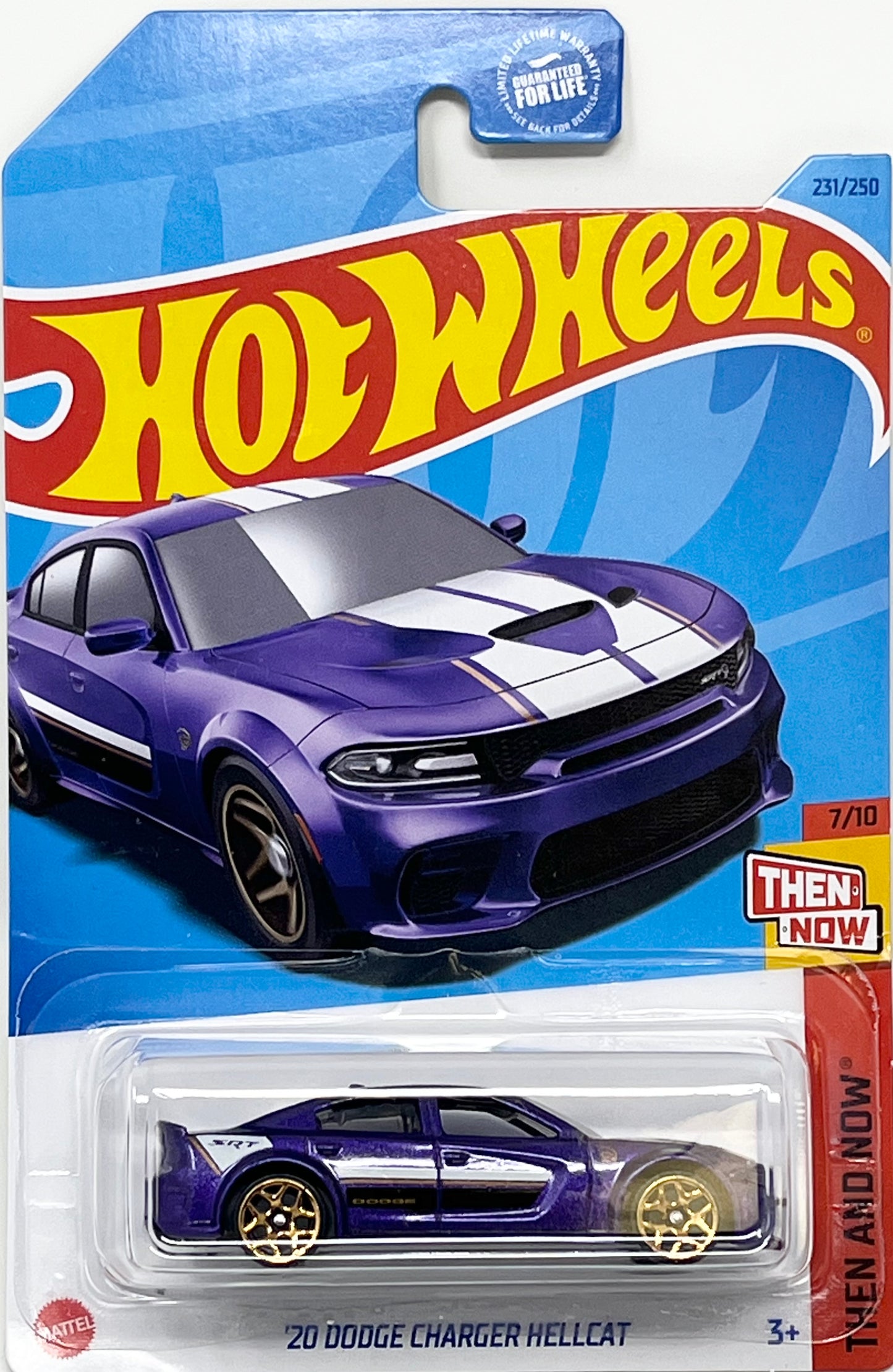 Hot Wheels Dodge Charger Hellcat (Purple) with Protector