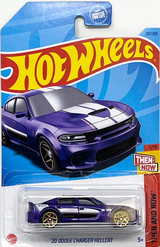 Hot Wheels Dodge Charger Hellcat (Purple) with Protector
