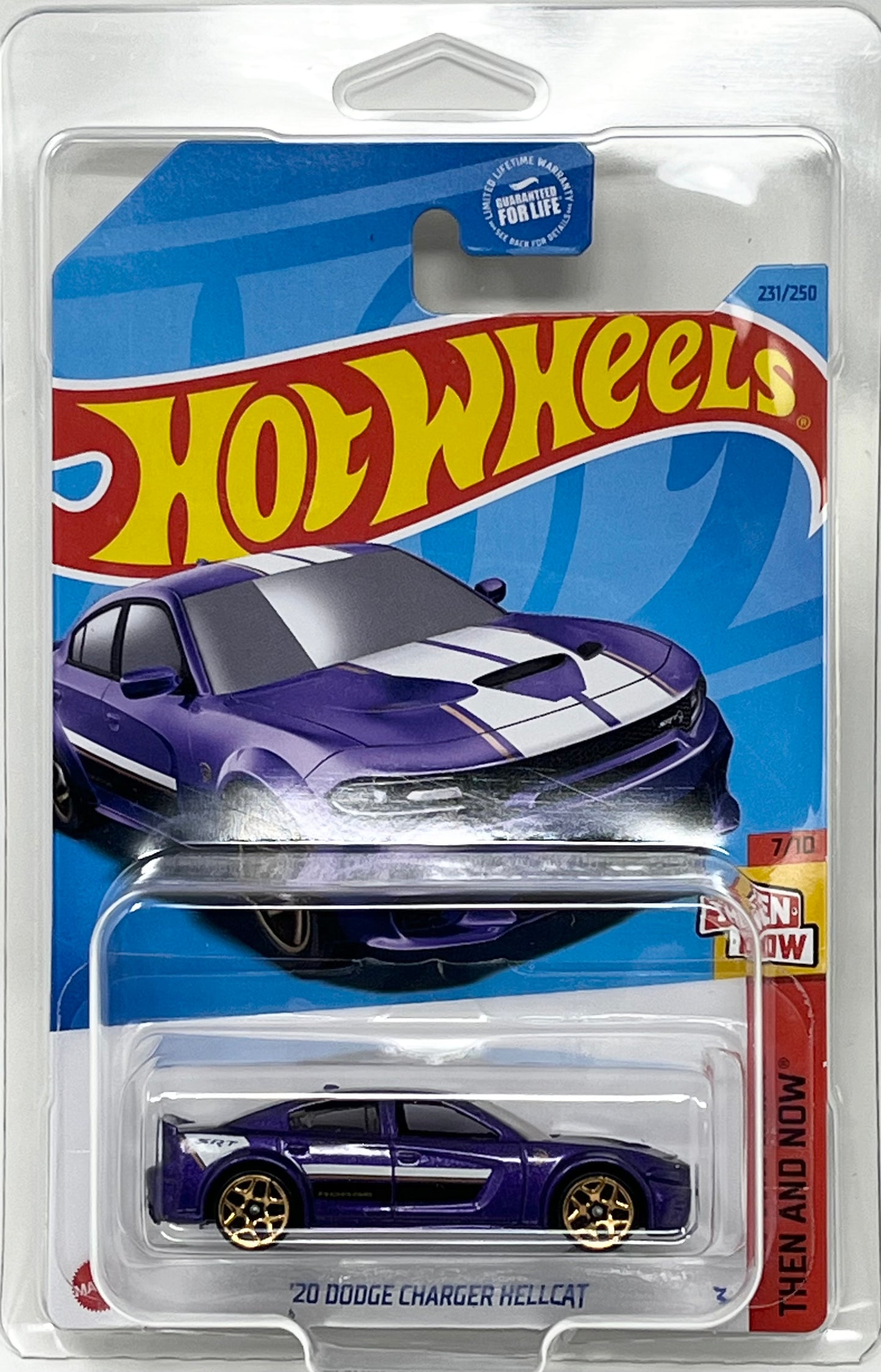 Hot Wheels Dodge Charger Hellcat (Purple) with Protector