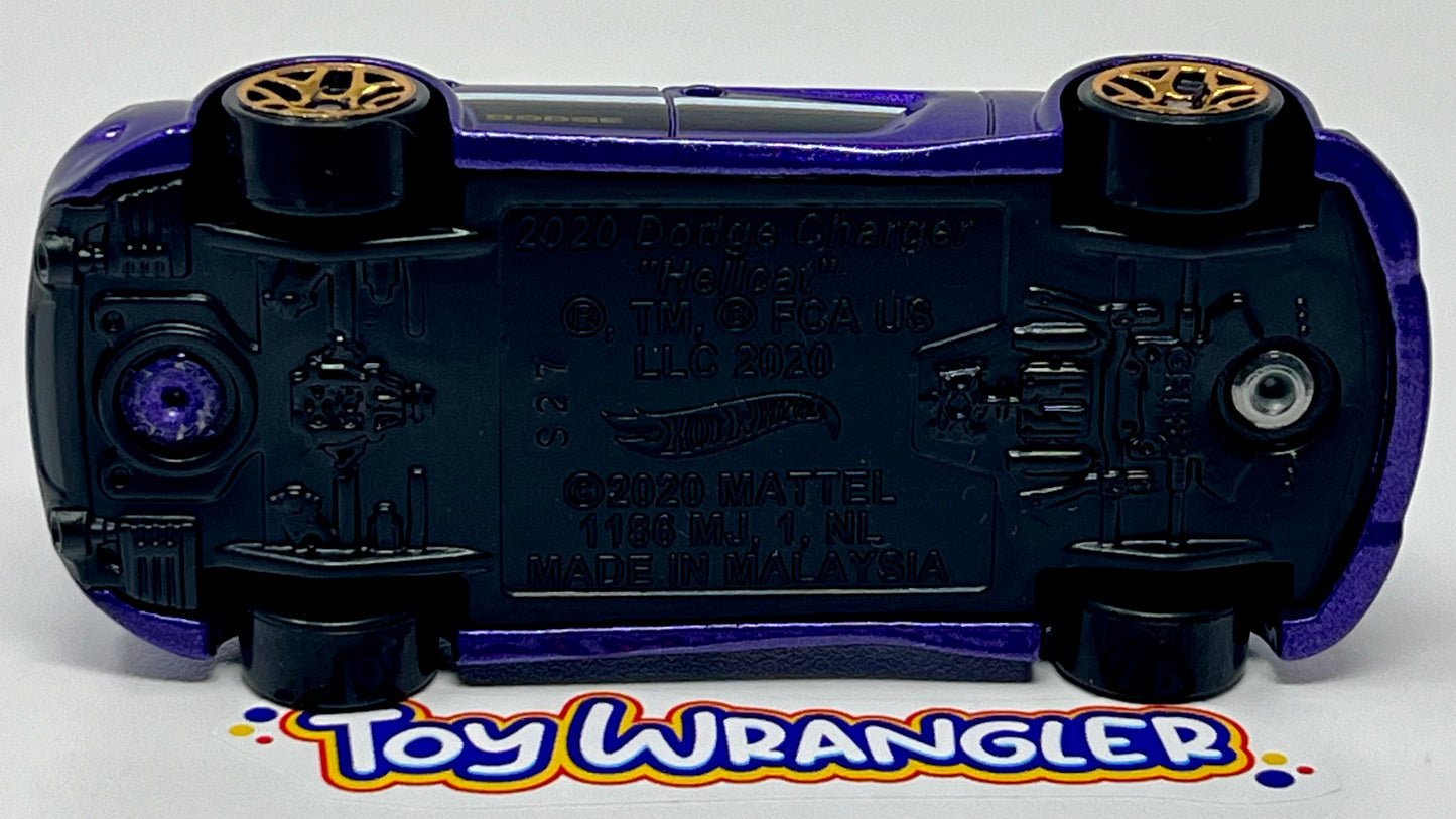 Hot Wheels Dodge Charger Hellcat (Purple) with Protector