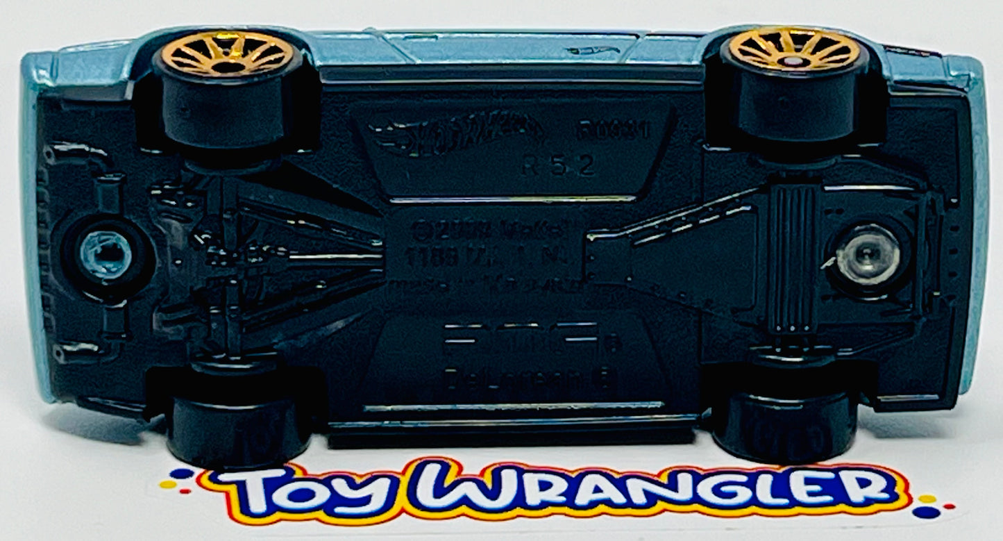 Hot Wheels DMC Delorean (Light Blue) with Protector