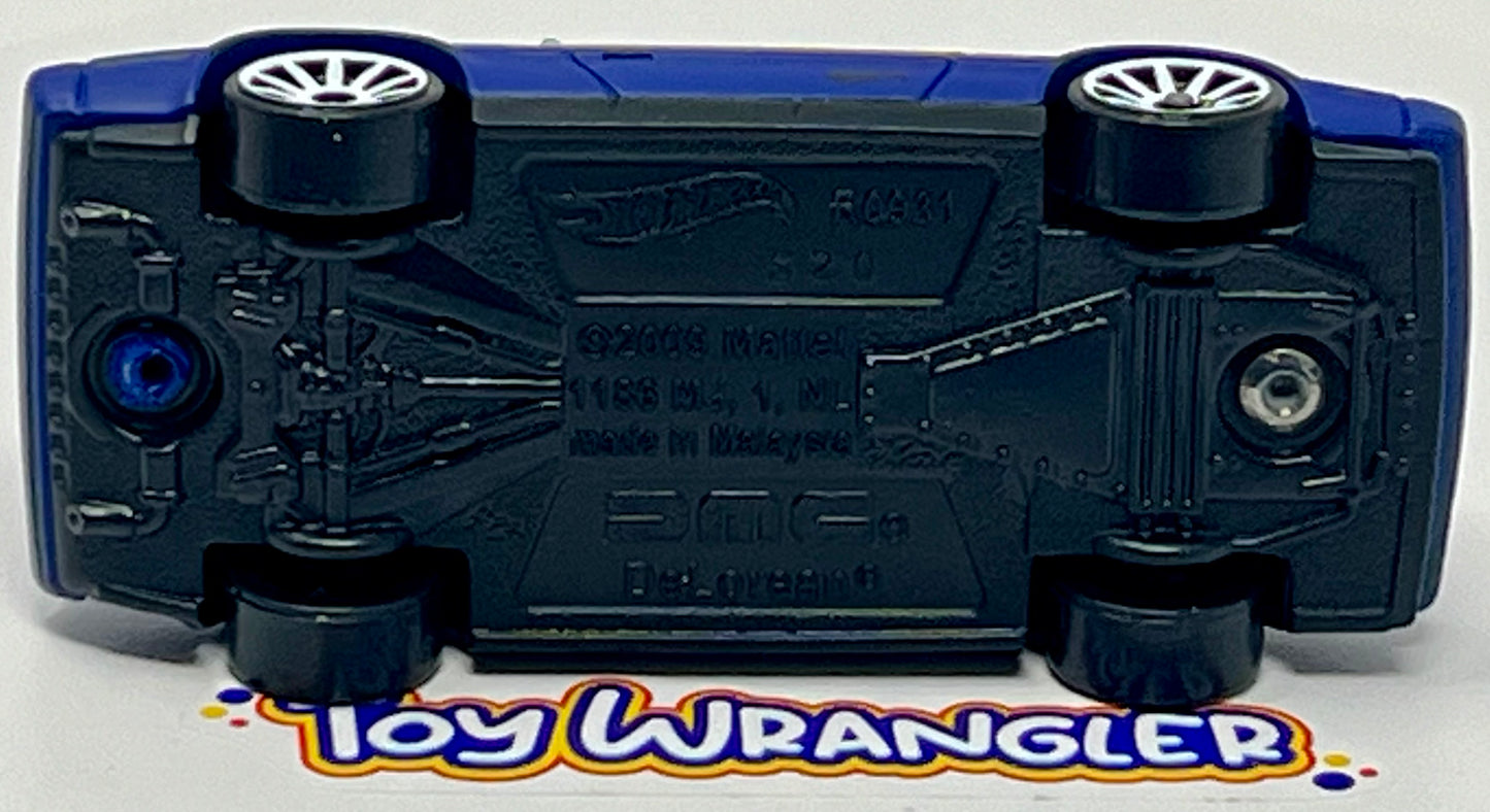 Hot Wheels DMC Delorean Blue with Protector