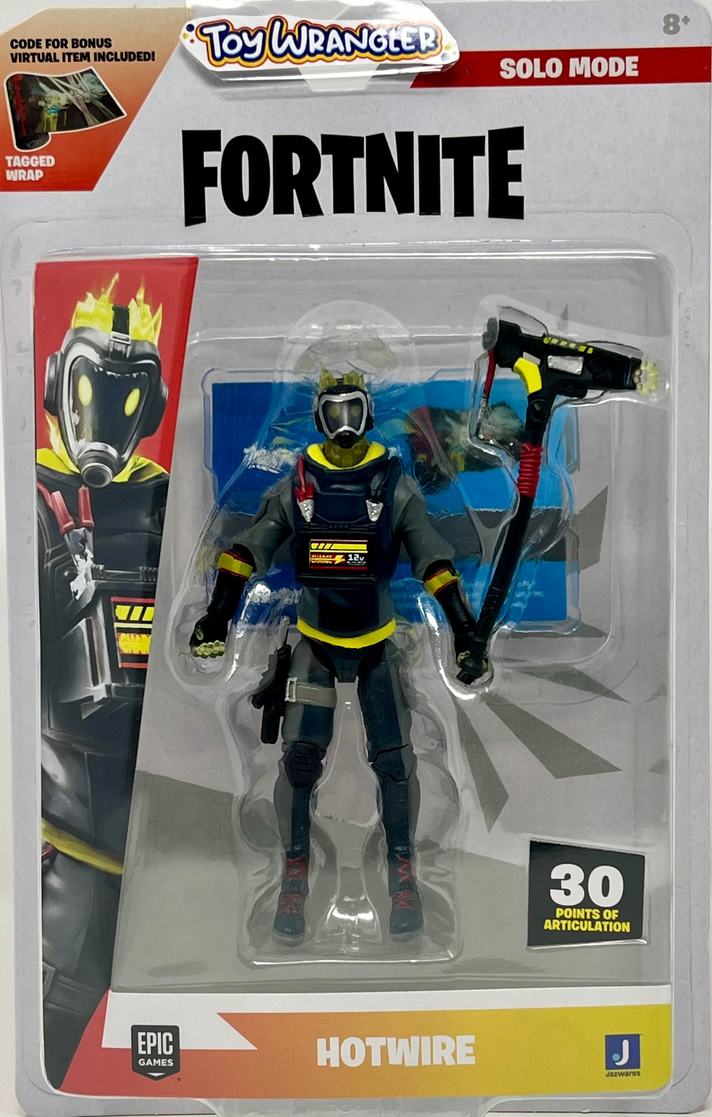 Fortnite Solo Mode Hotwire 4" figure with code