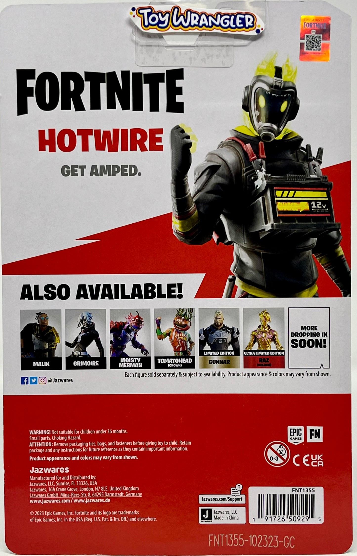 Fortnite Solo Mode Hotwire 4" figure with code