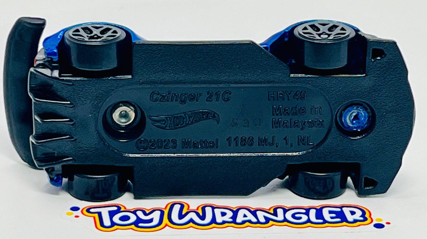 Hot Wheels Czinger 21C (Blue) HW GREEN SPEED with Protector
